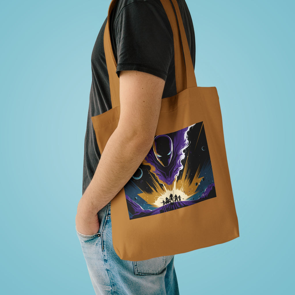 Superhero Fan Tote Bag – Minimalist Hero Canvas Bag