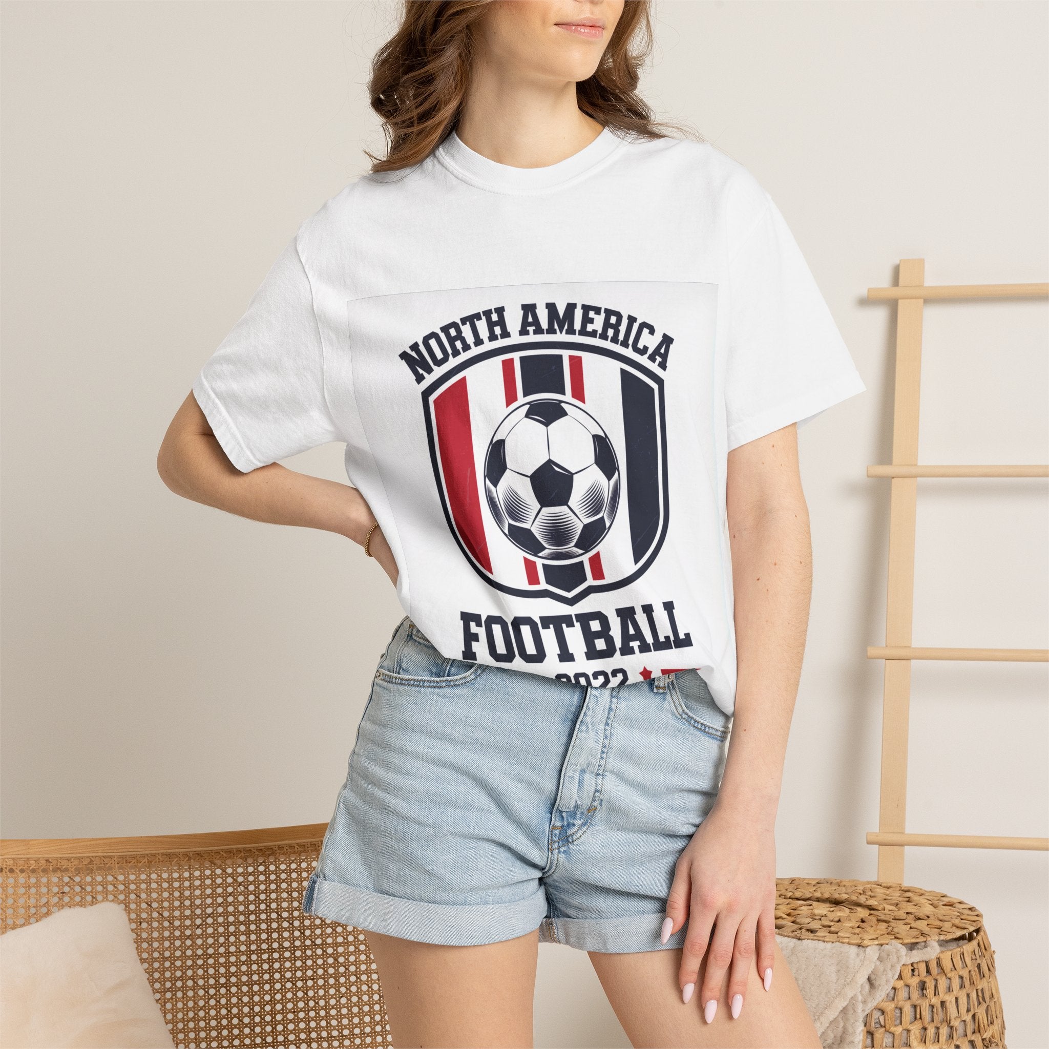 North America Soccer 2026 Vintage Garment Dyed Fan Tee