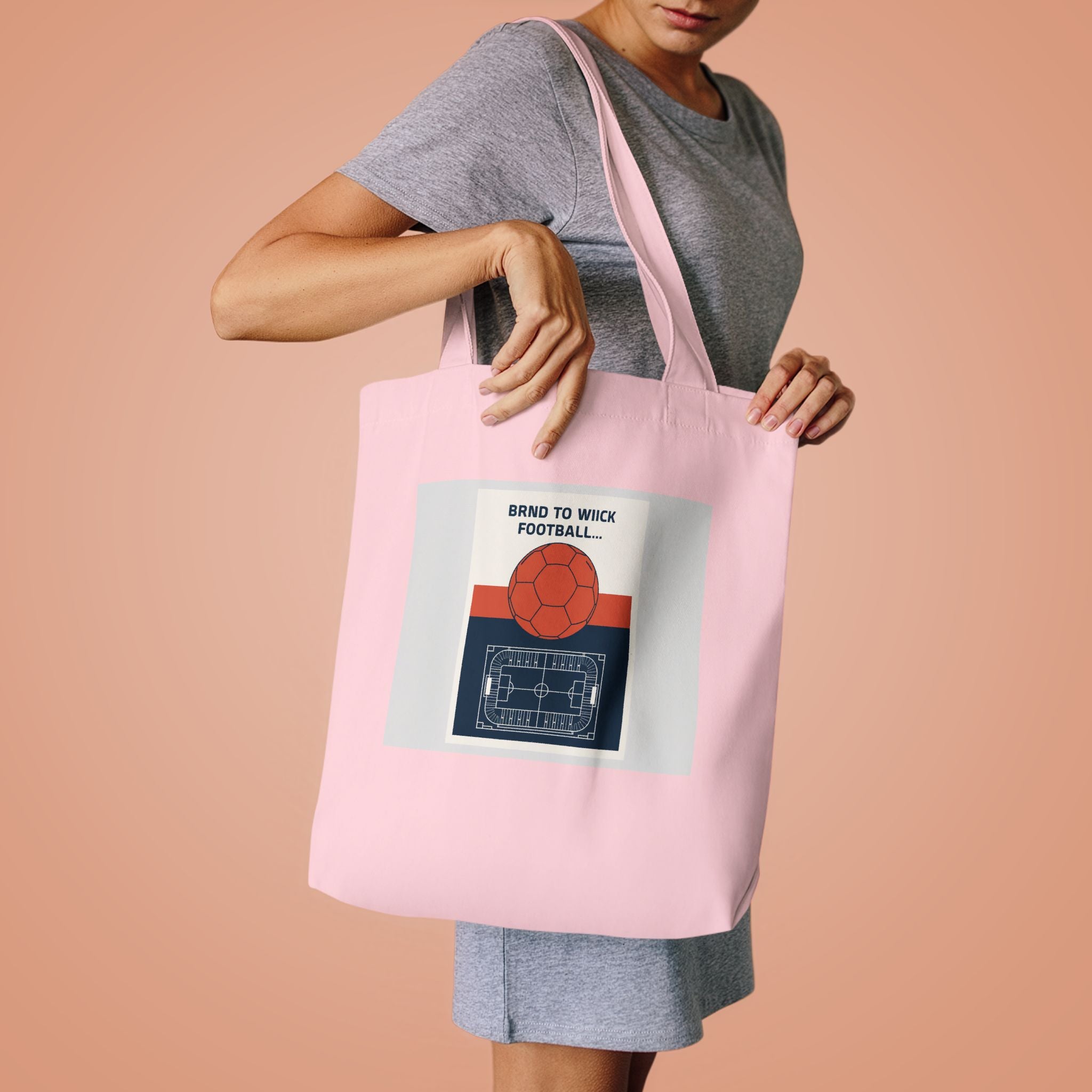 Football Fan Tote Bag 2026 — Vintage Soccer Poster Canvas Bag