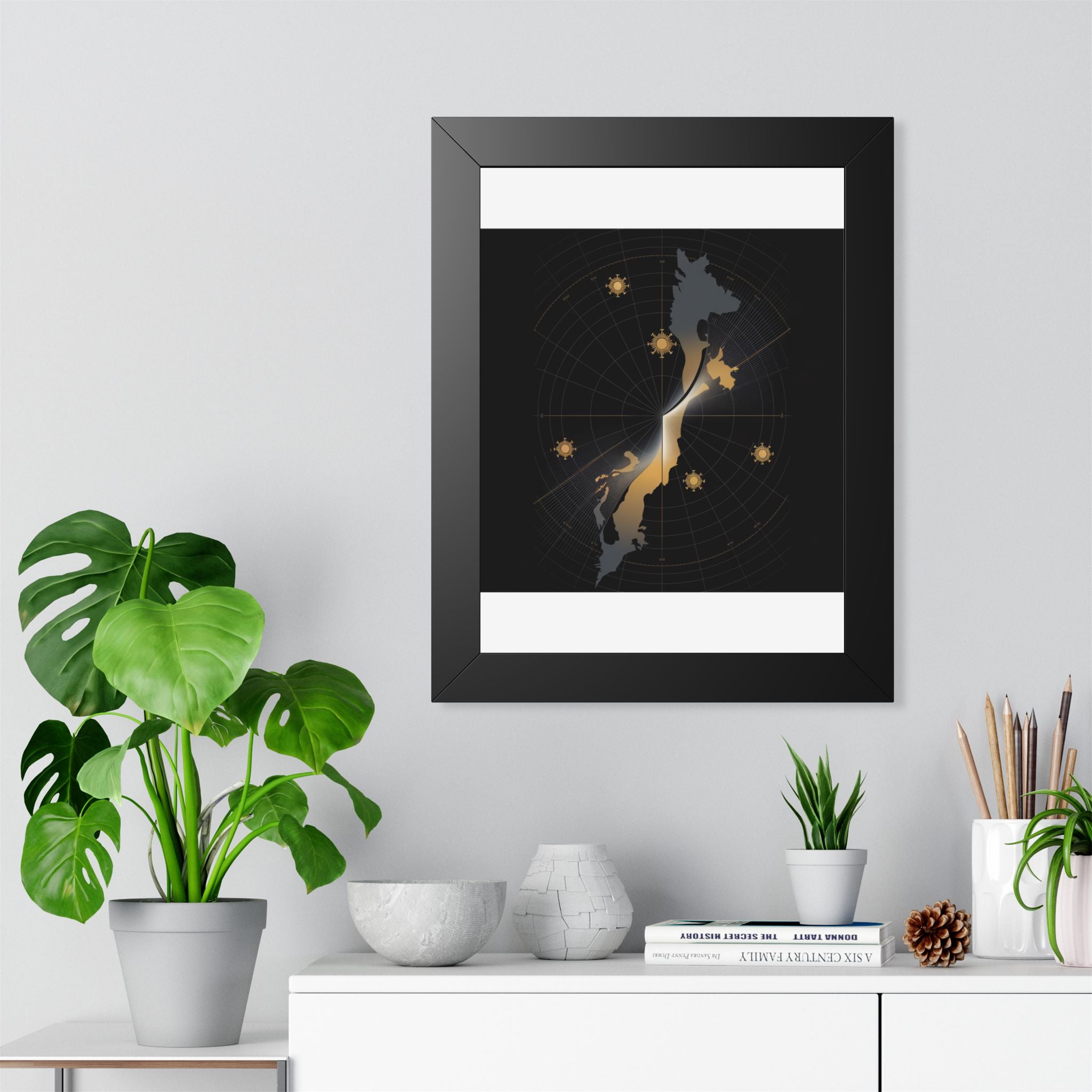 Total Solar Eclipse 2026 Path Map Poster | Astronomy Wall Art