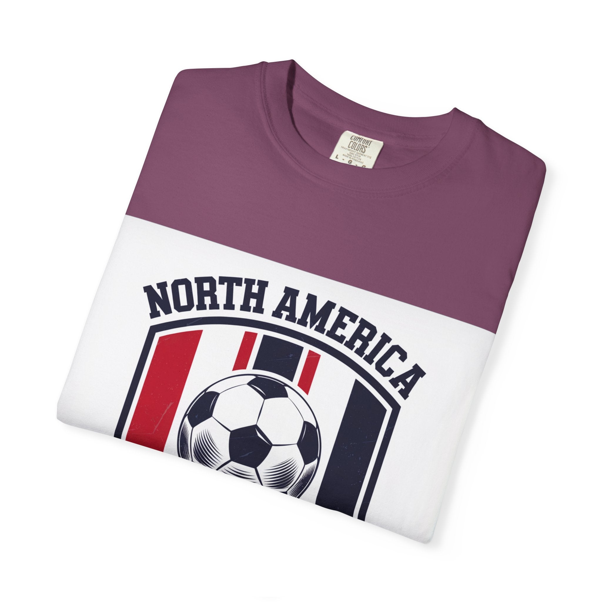 North America Soccer 2026 Vintage Garment Dyed Fan Tee