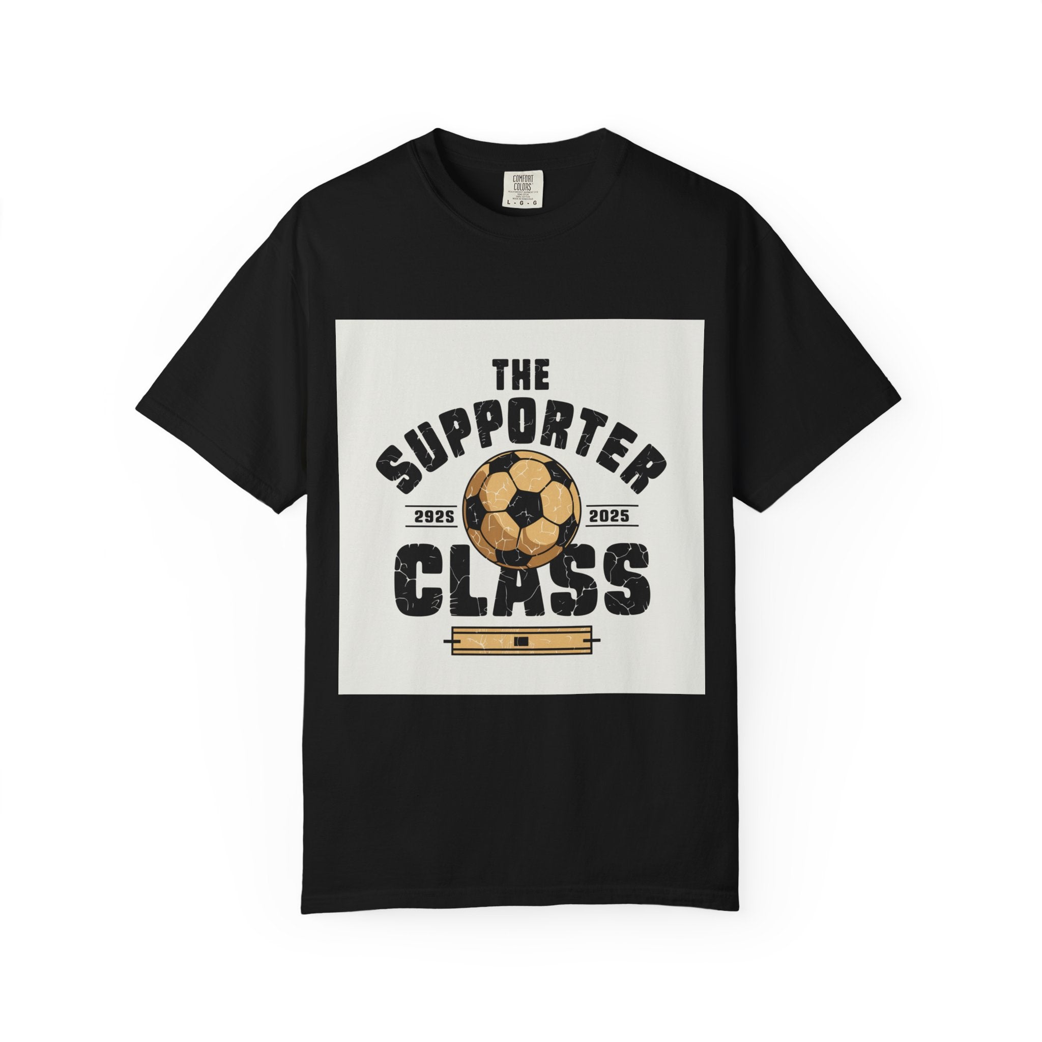 Vintage Football Fan T-Shirt 2026 Blokecore Supporter Garment Dyed