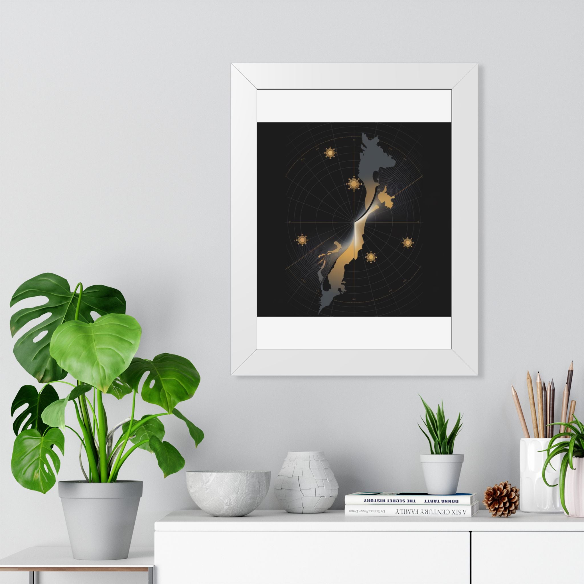 Total Solar Eclipse 2026 Path Map Poster | Astronomy Wall Art
