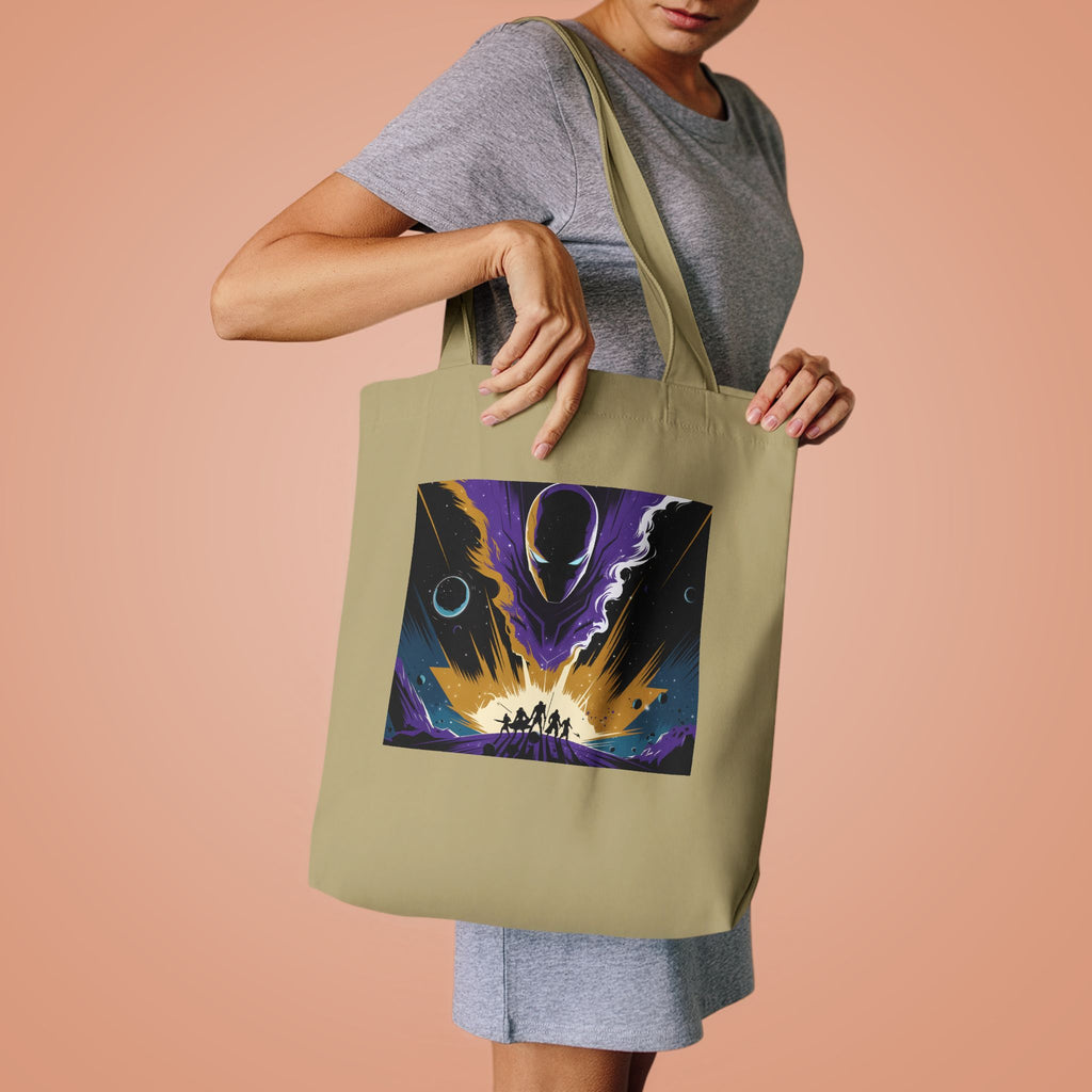 Superhero Fan Tote Bag | Minimalist Hero Canvas Bag
