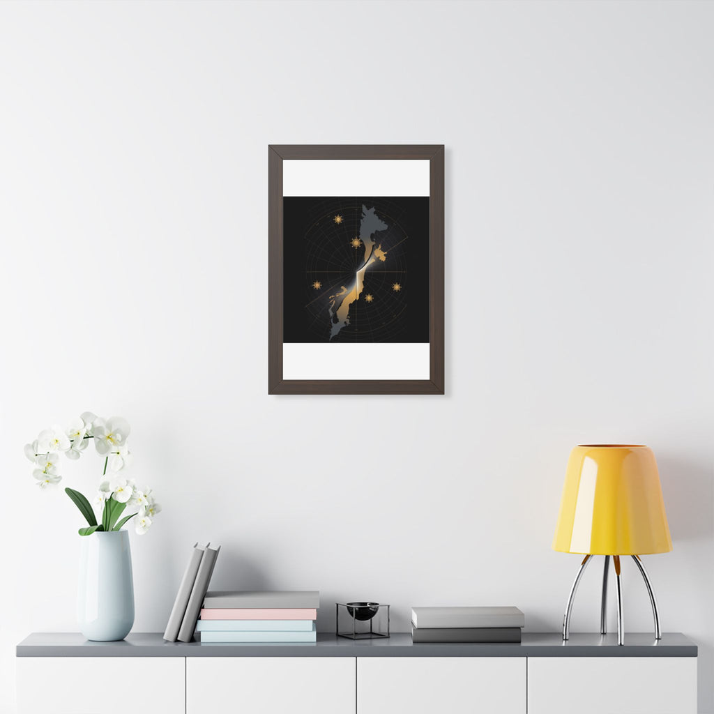 Total Solar Eclipse 2026 Path Map Poster | Astronomy Wall Art