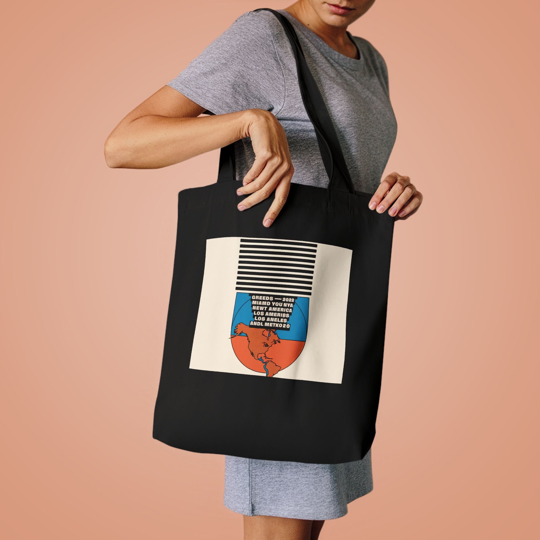 Soccer 2026 Host Cities Canvas Tote Bag | Football Fan Gift