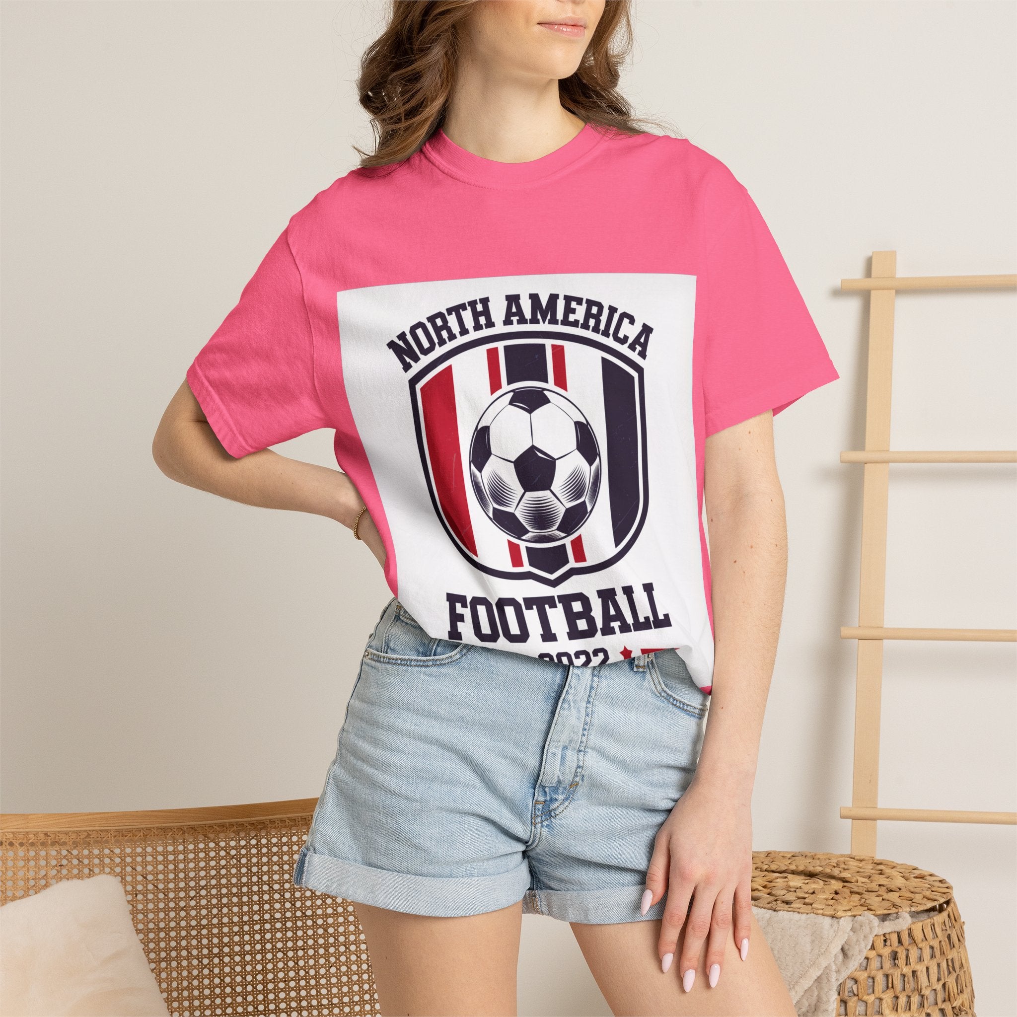 North America Soccer 2026 Vintage Garment Dyed Fan Tee