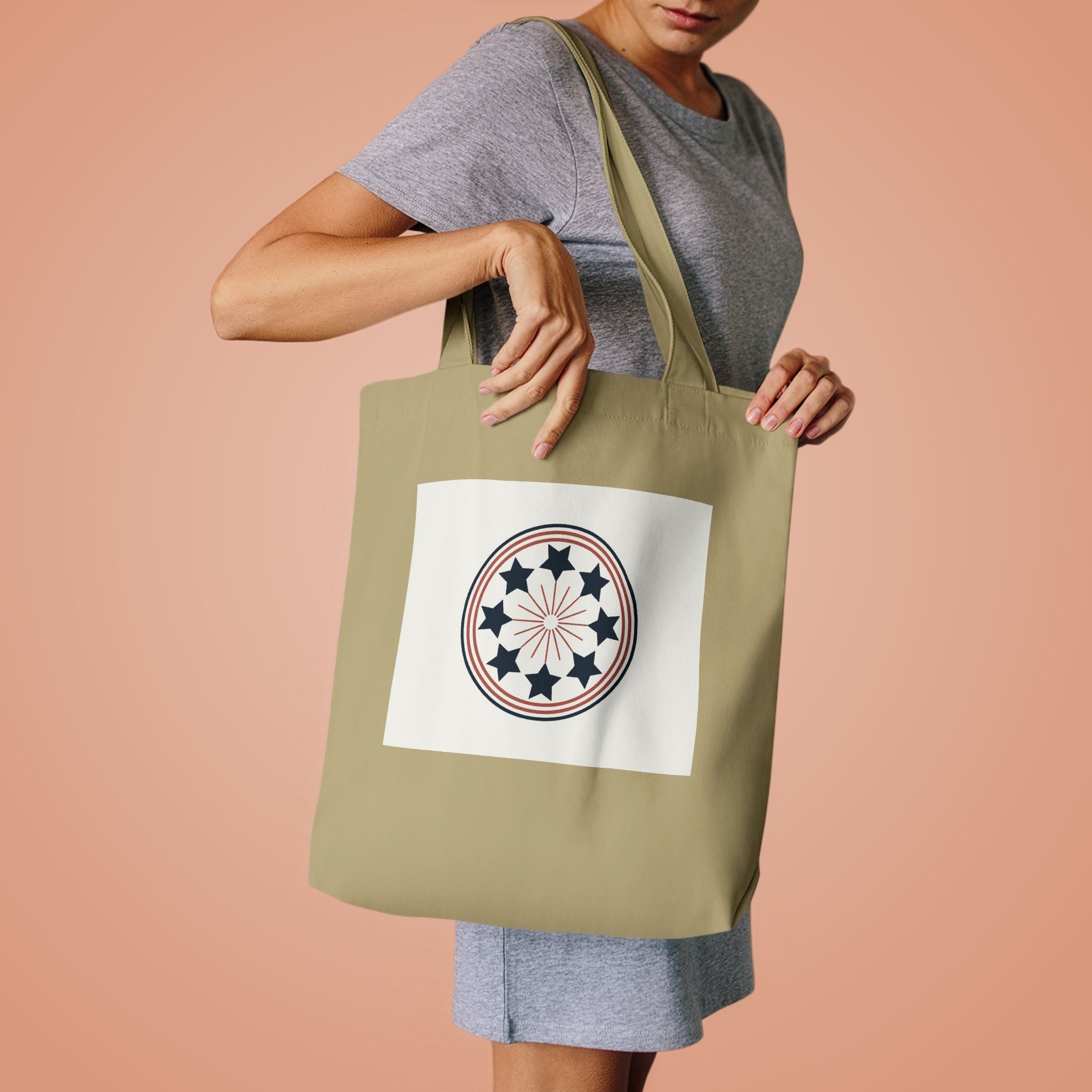 Patriotic Eagle Tote Bag | 4th of July 250th Anniversary Canvas Gift