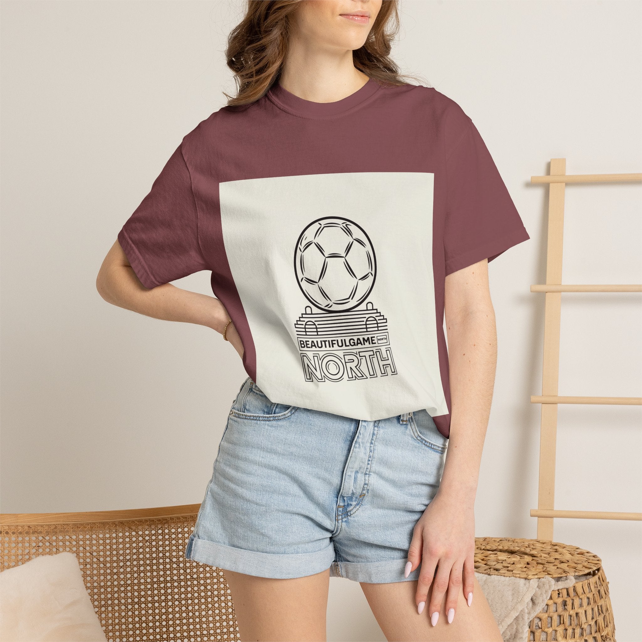 2026 Soccer Fan Vintage Garment Dyed T-Shirt Football Tee