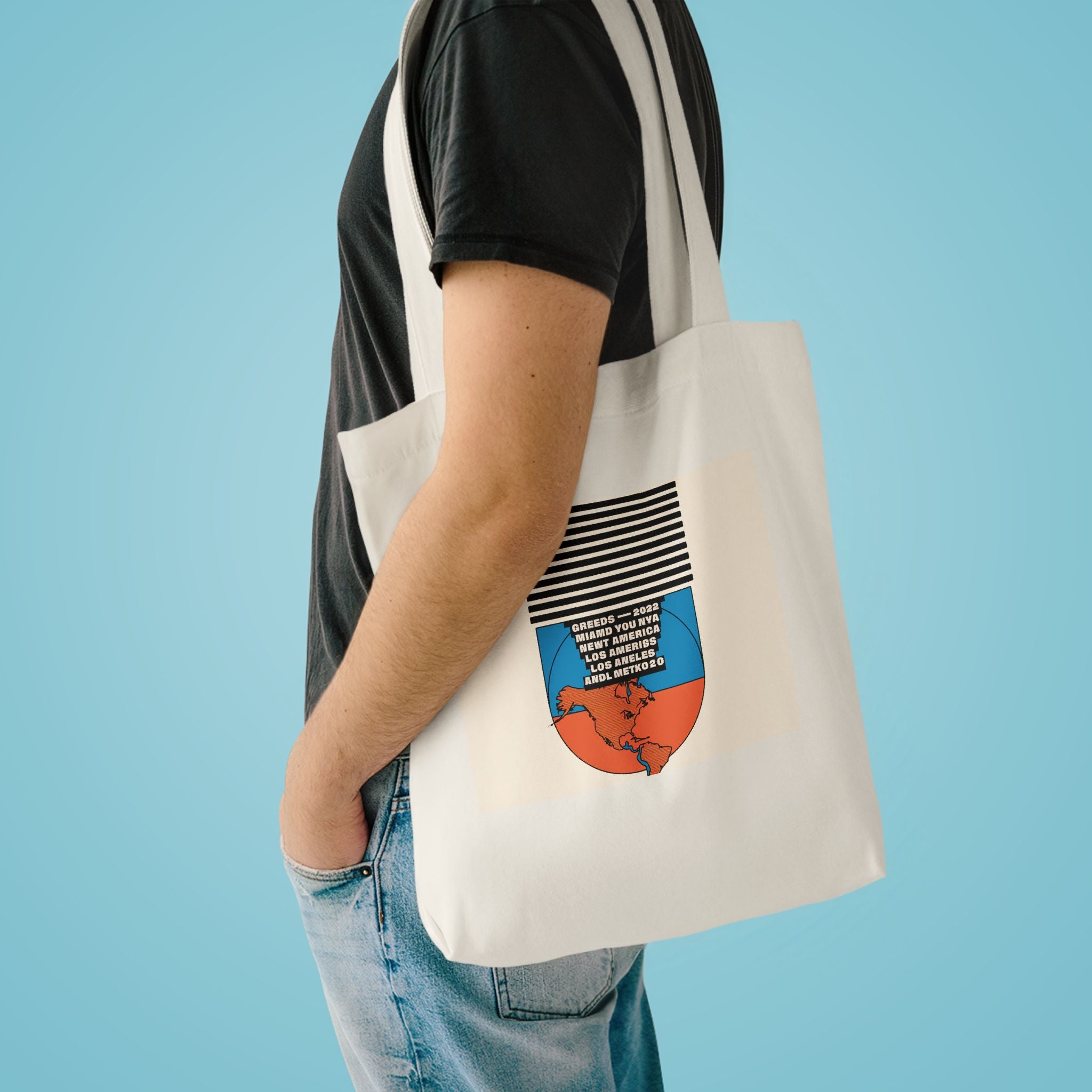 Soccer 2026 Host Cities Canvas Tote Bag | Football Fan Gift