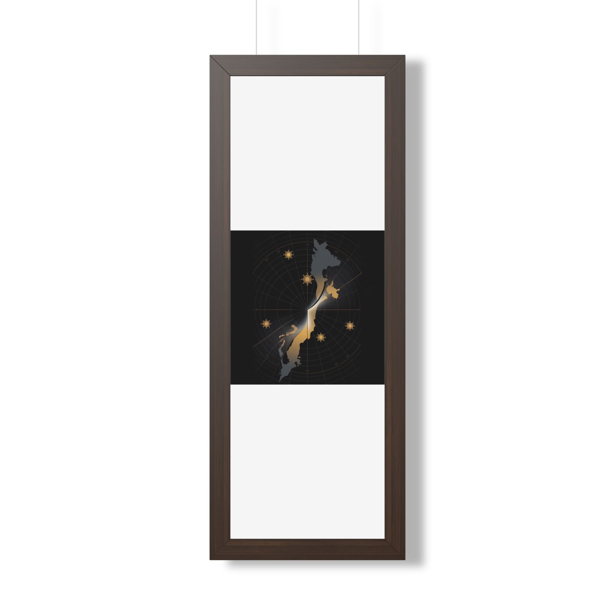 Total Solar Eclipse 2026 Path Map Poster | Astronomy Wall Art