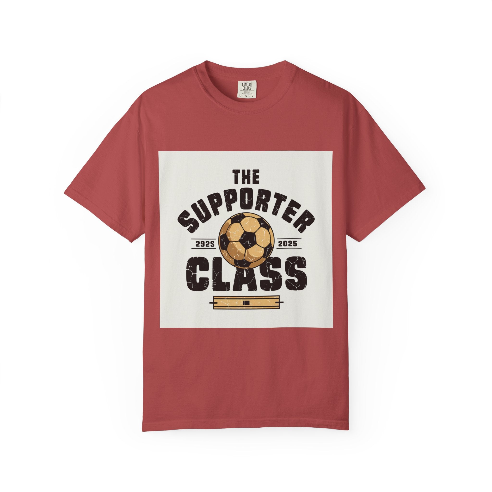 Vintage Football Fan T-Shirt 2026 Blokecore Supporter Garment Dyed