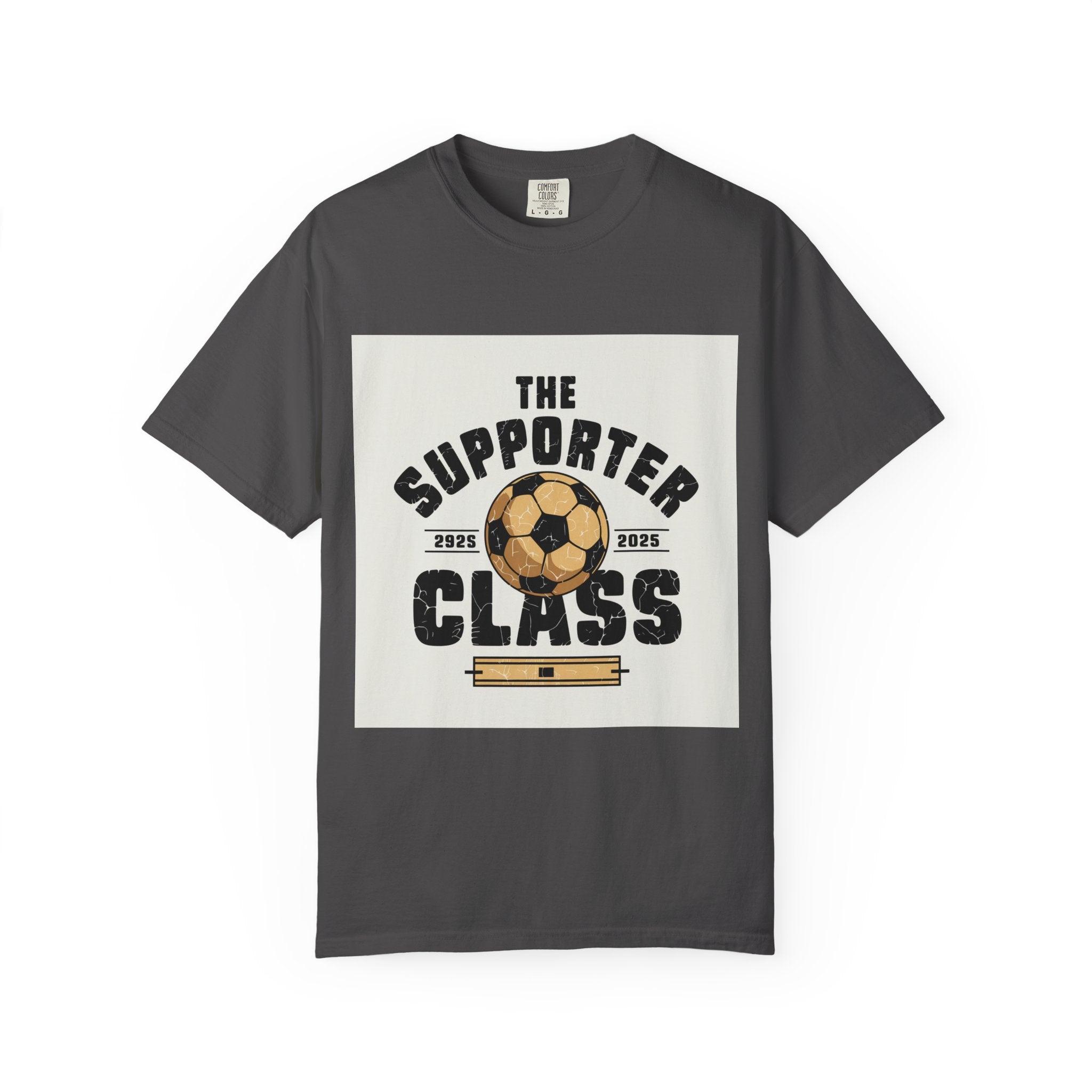 Vintage Football Fan T-Shirt 2026 Blokecore Supporter Garment Dyed