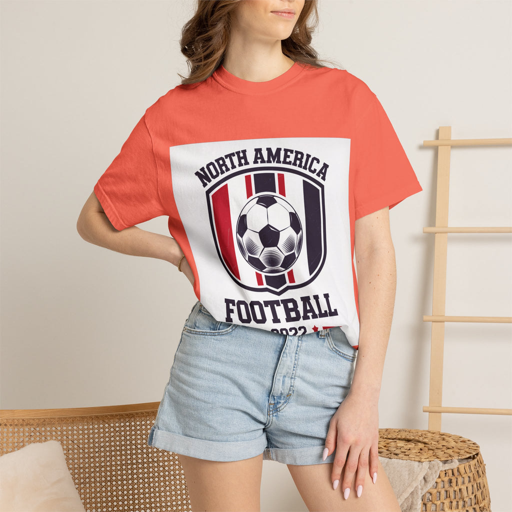 North America Soccer 2026 Vintage Garment Dyed Fan Tee