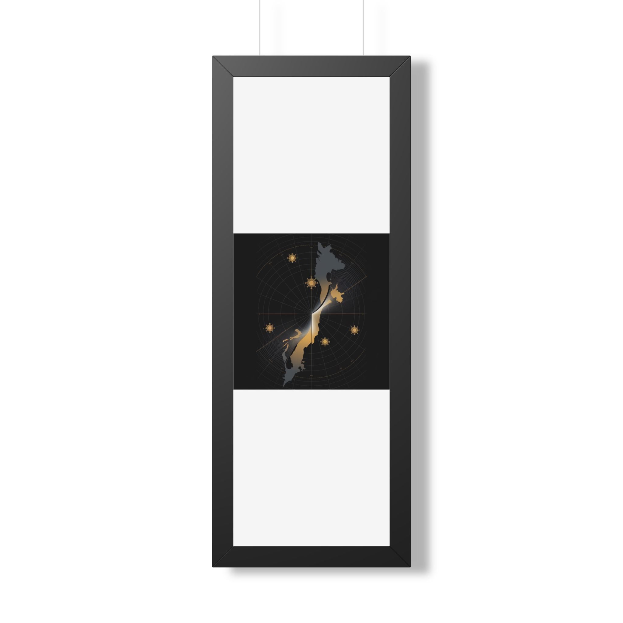 Total Solar Eclipse 2026 Path Map Poster | Astronomy Wall Art