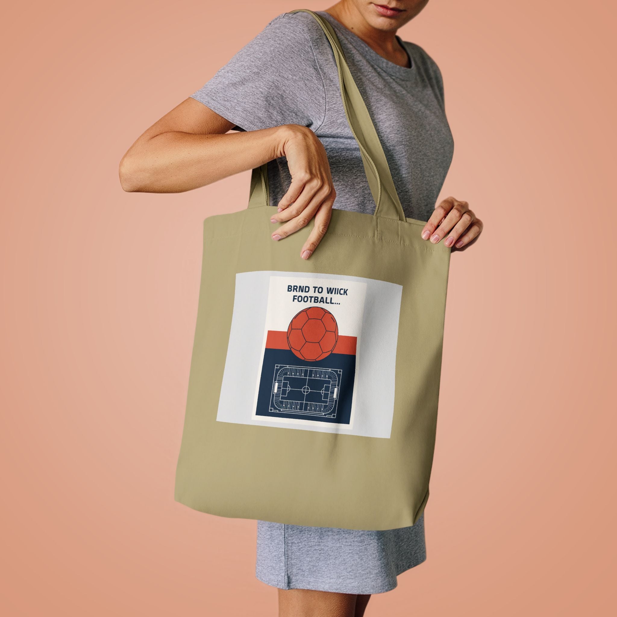 Football Fan Tote Bag 2026 — Vintage Soccer Poster Canvas Bag