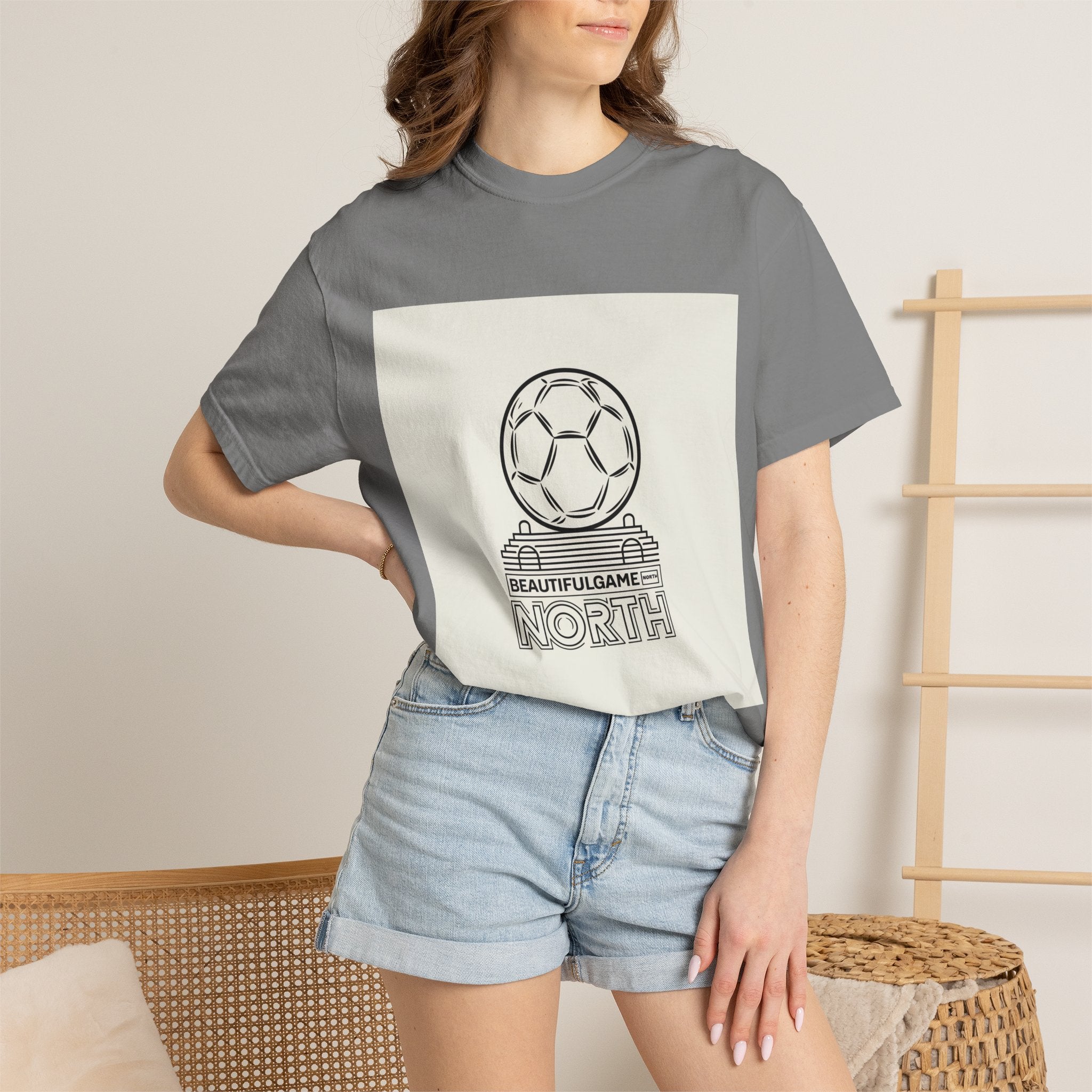 2026 Soccer Fan Vintage Garment Dyed T-Shirt Football Tee