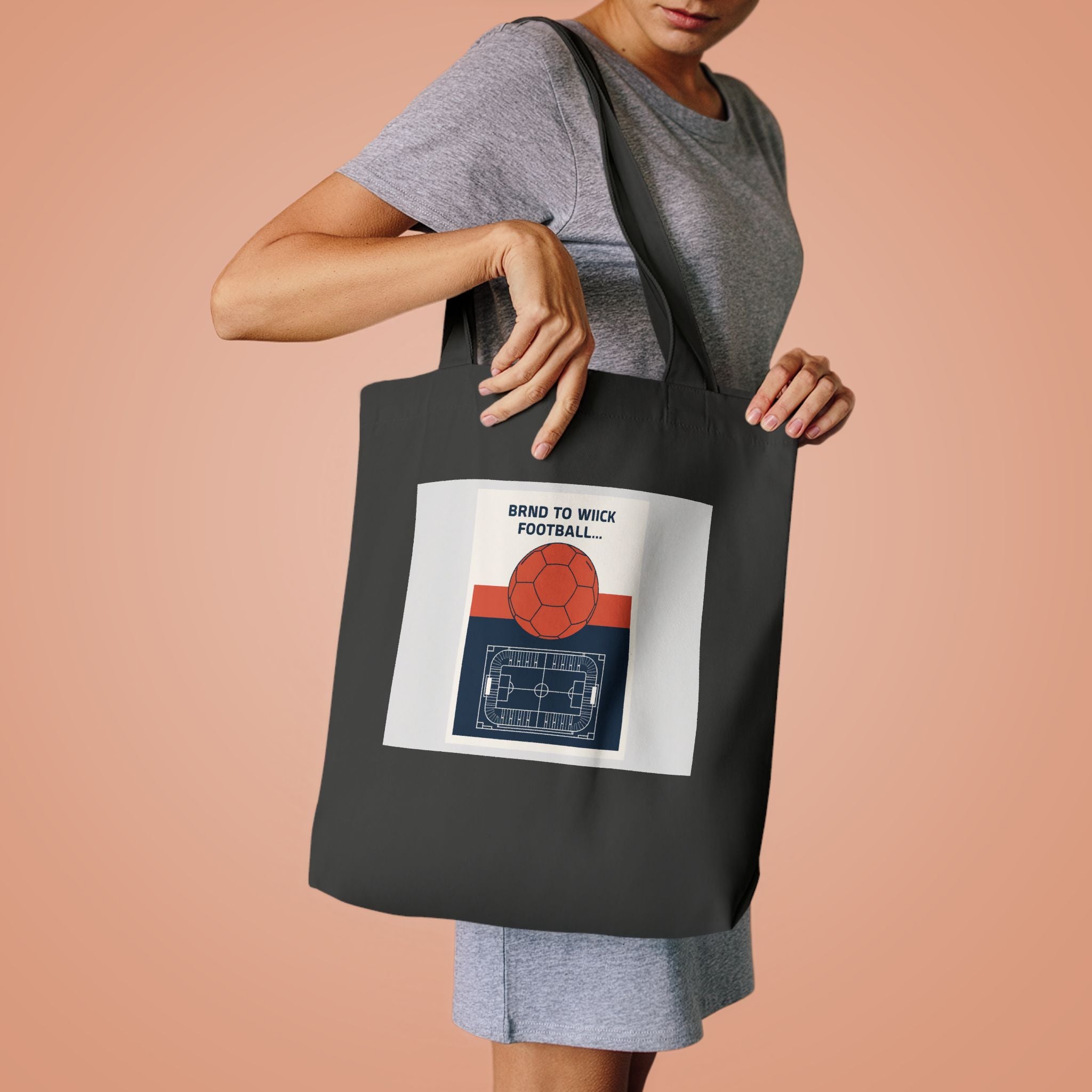 Football Fan Tote Bag 2026 — Vintage Soccer Poster Canvas Bag