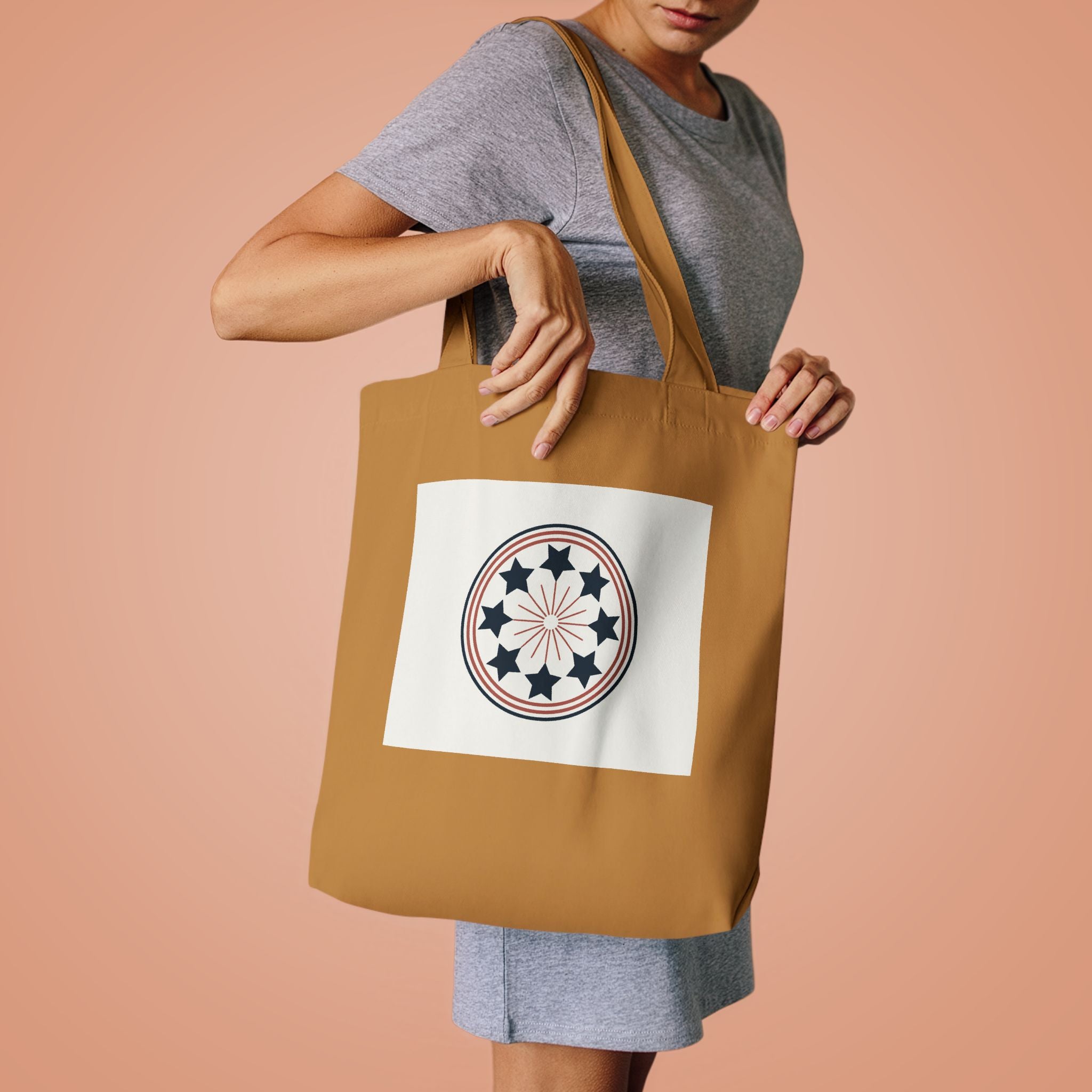 Patriotic Eagle Tote Bag | 4th of July 250th Anniversary Canvas Gift