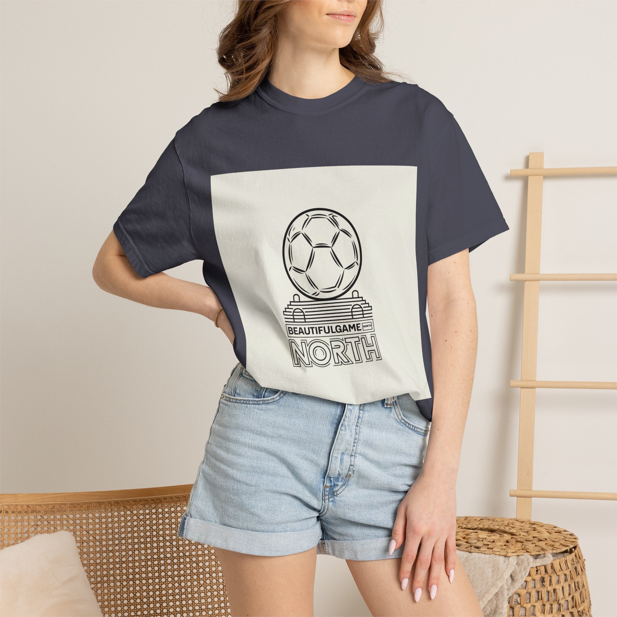 2026 Soccer Fan Vintage Garment Dyed T-Shirt Football Tee