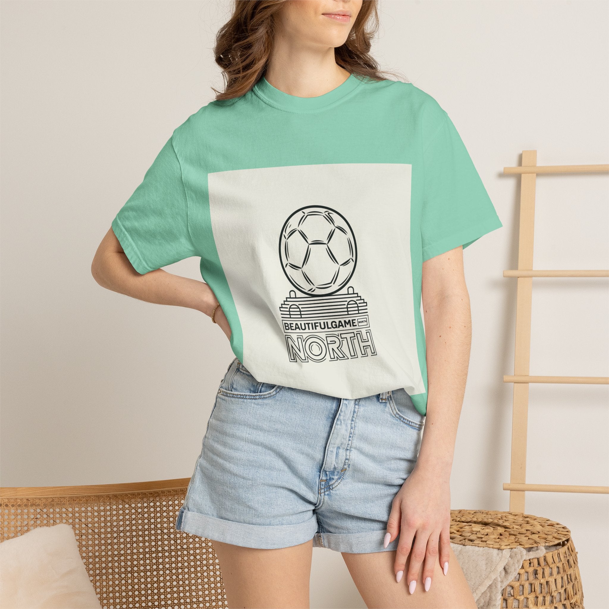 2026 Soccer Fan Vintage Garment Dyed T-Shirt Football Tee