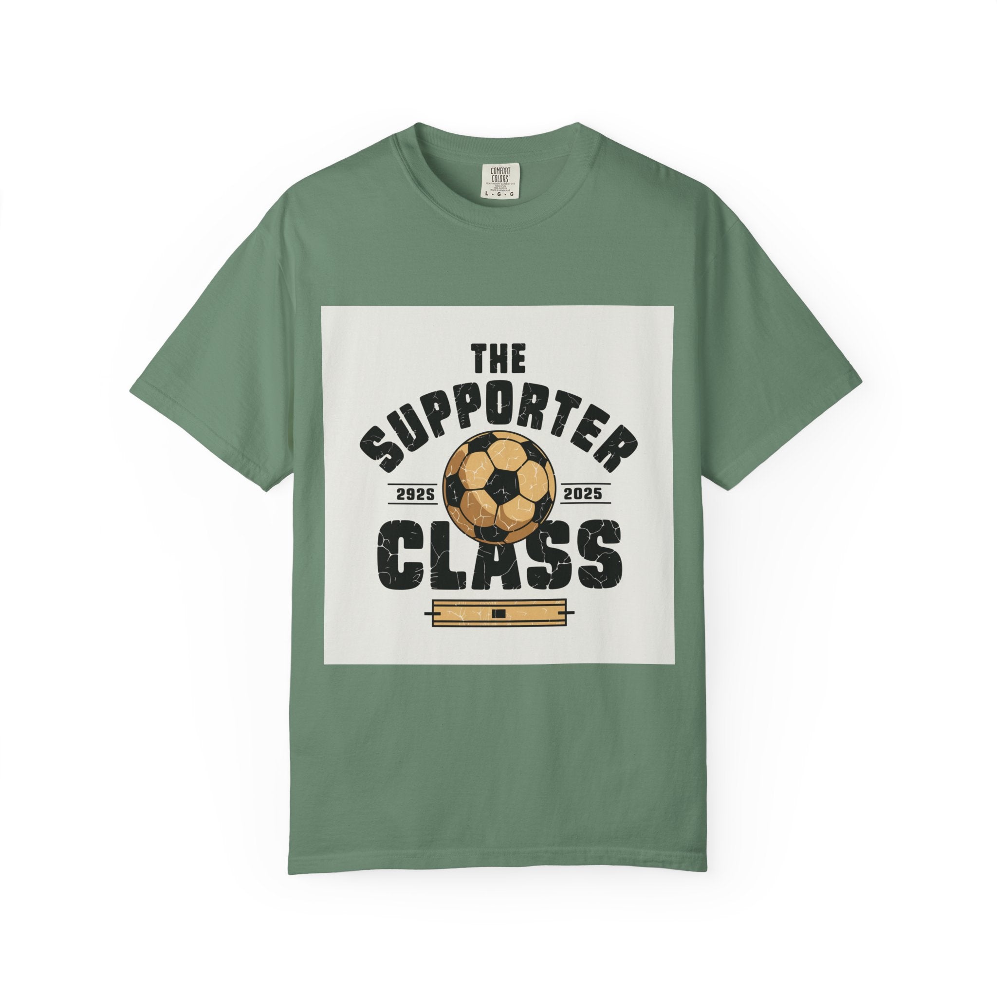 Vintage Football Fan T-Shirt 2026 Blokecore Supporter Garment Dyed