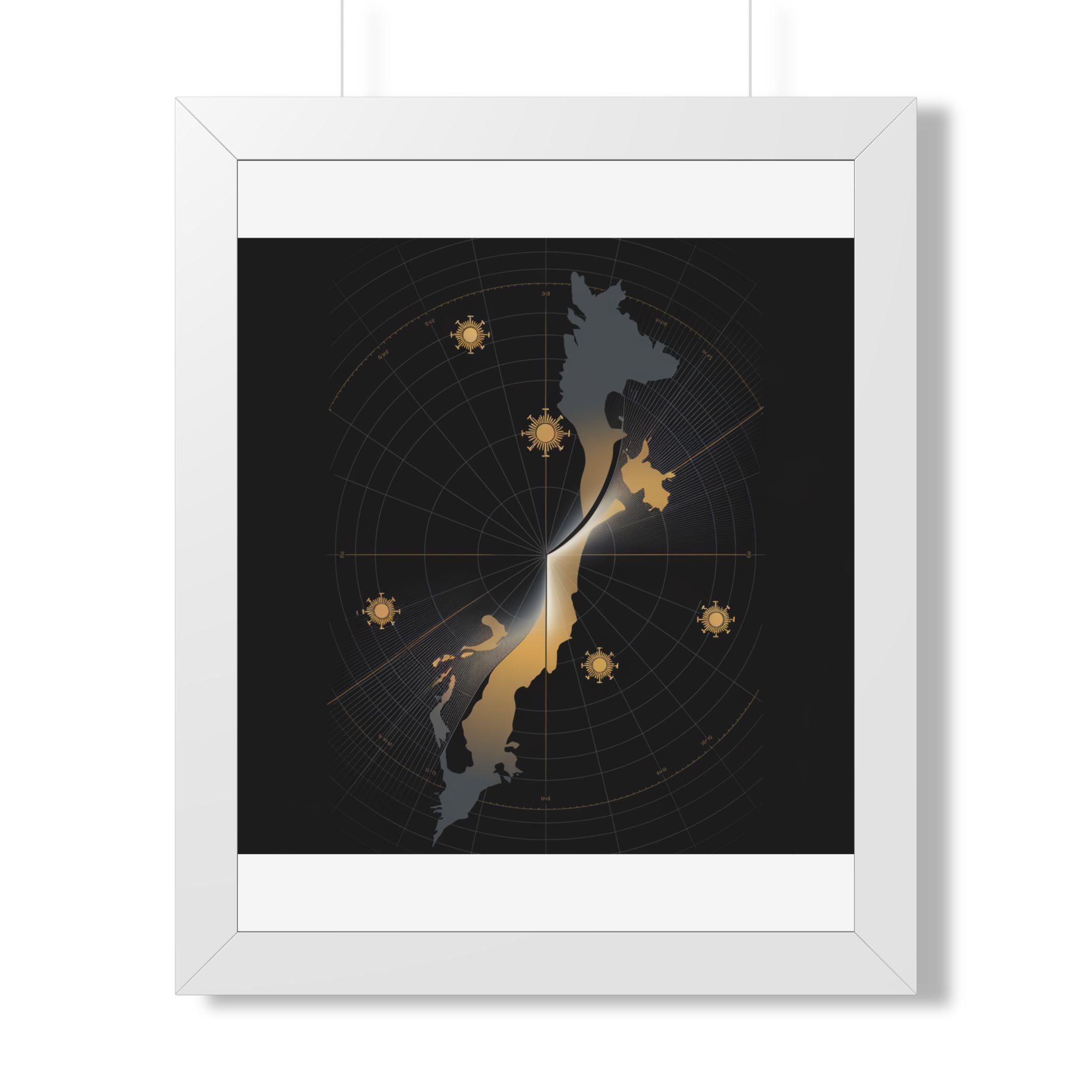 Total Solar Eclipse 2026 Path Map Poster | Astronomy Wall Art