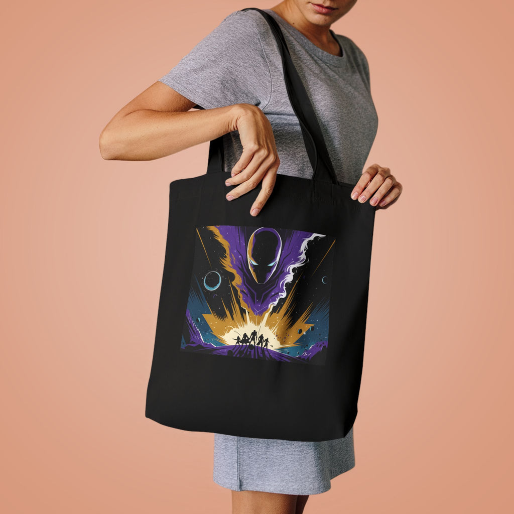 Superhero Fan Tote Bag | Minimalist Hero Canvas Bag