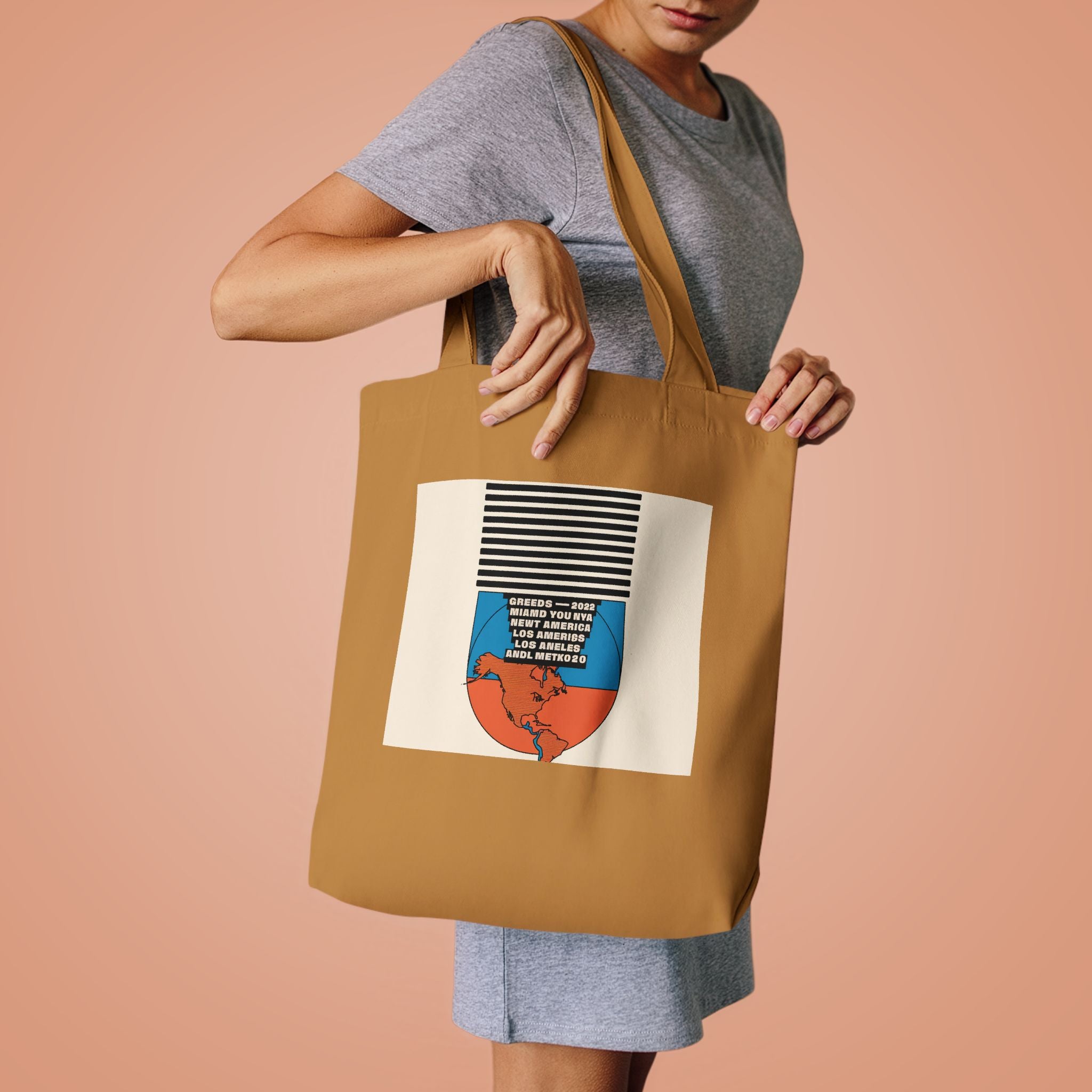 Soccer 2026 Host Cities Canvas Tote Bag | Football Fan Gift