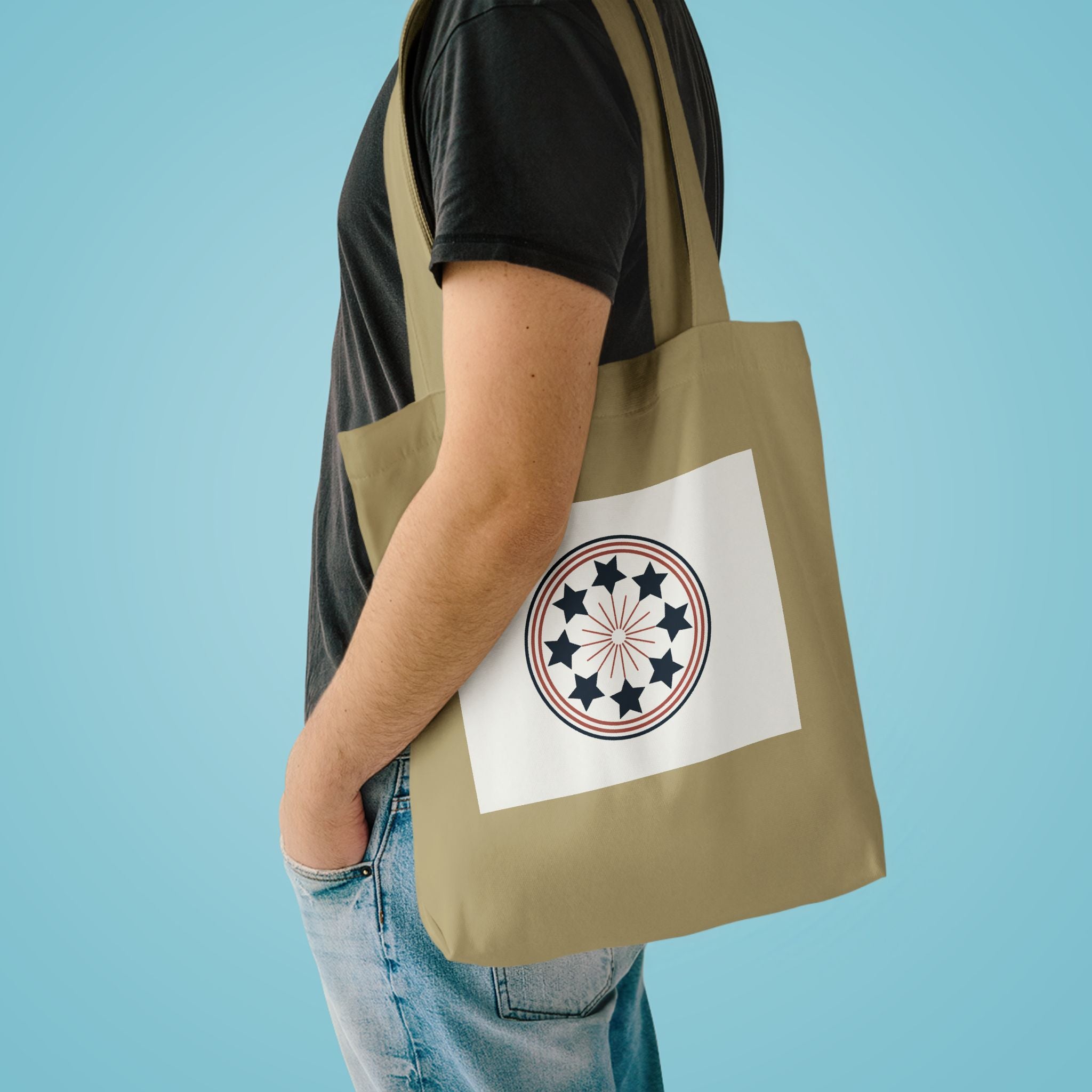 Patriotic Eagle Tote Bag | 4th of July 250th Anniversary Canvas Gift