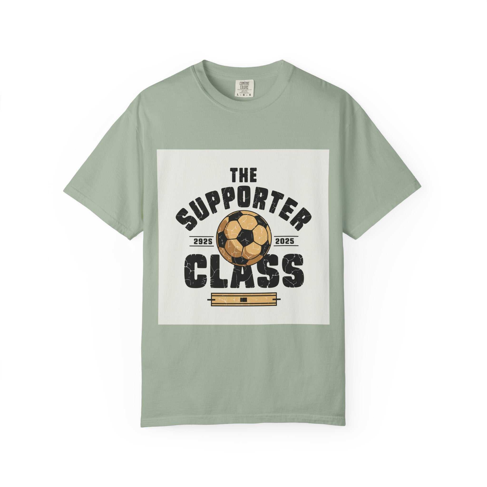Vintage Football Fan T-Shirt 2026 Blokecore Supporter Garment Dyed