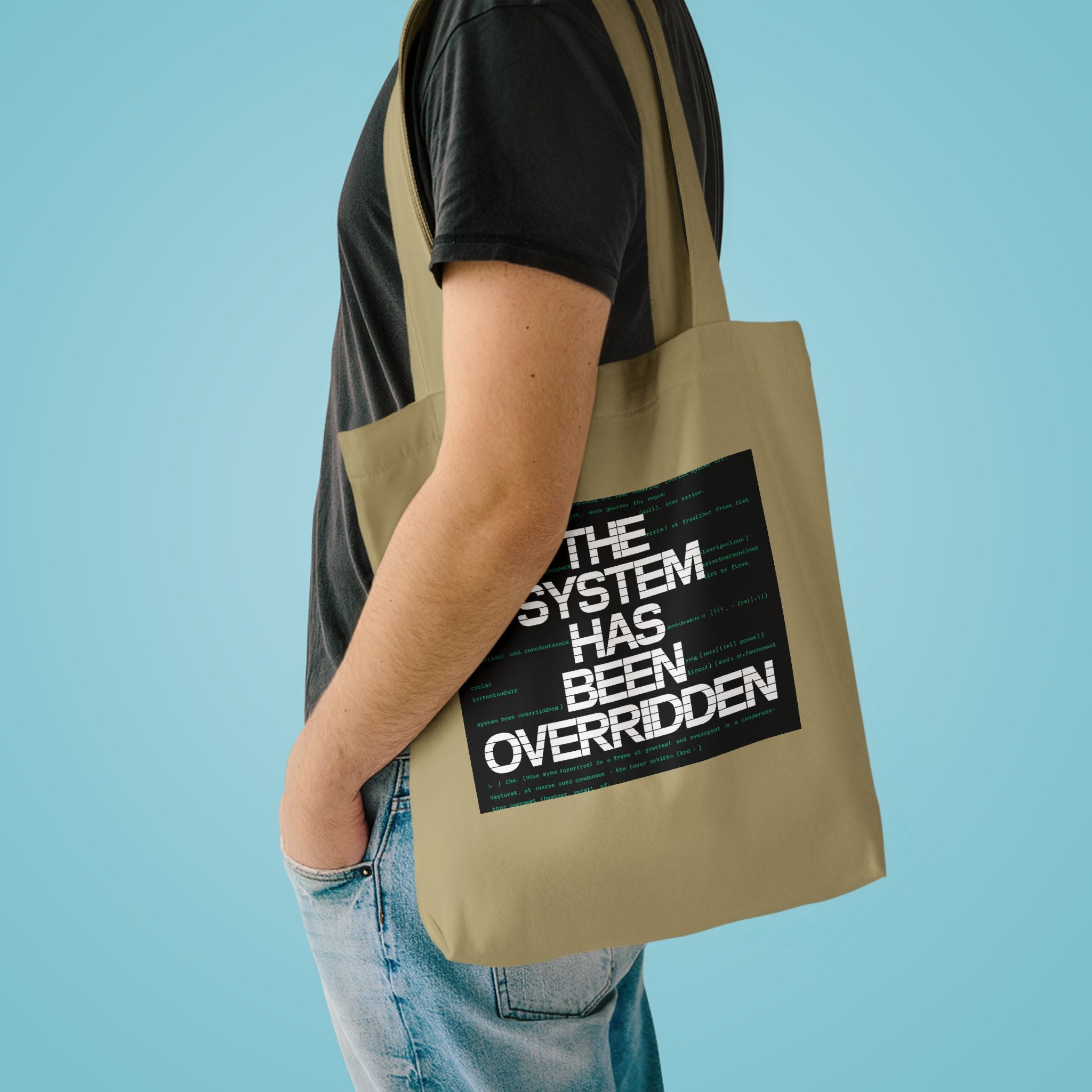 Cyberpunk Tote Bag – Rebel Exe Gamer Streetwear Tech Aesthetic