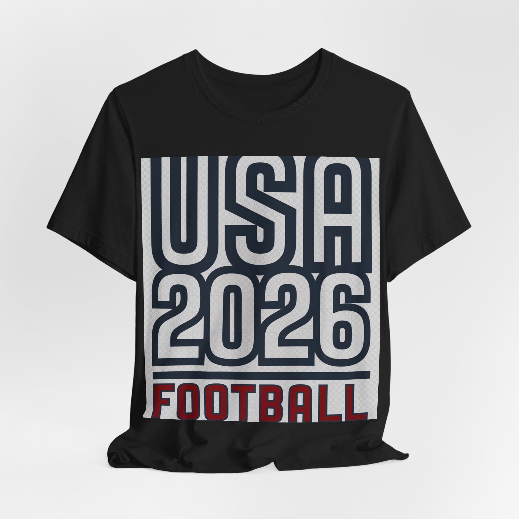 USA Football 2026 T-Shirt | Premium Minimalist Soccer Tee | Unisex Black