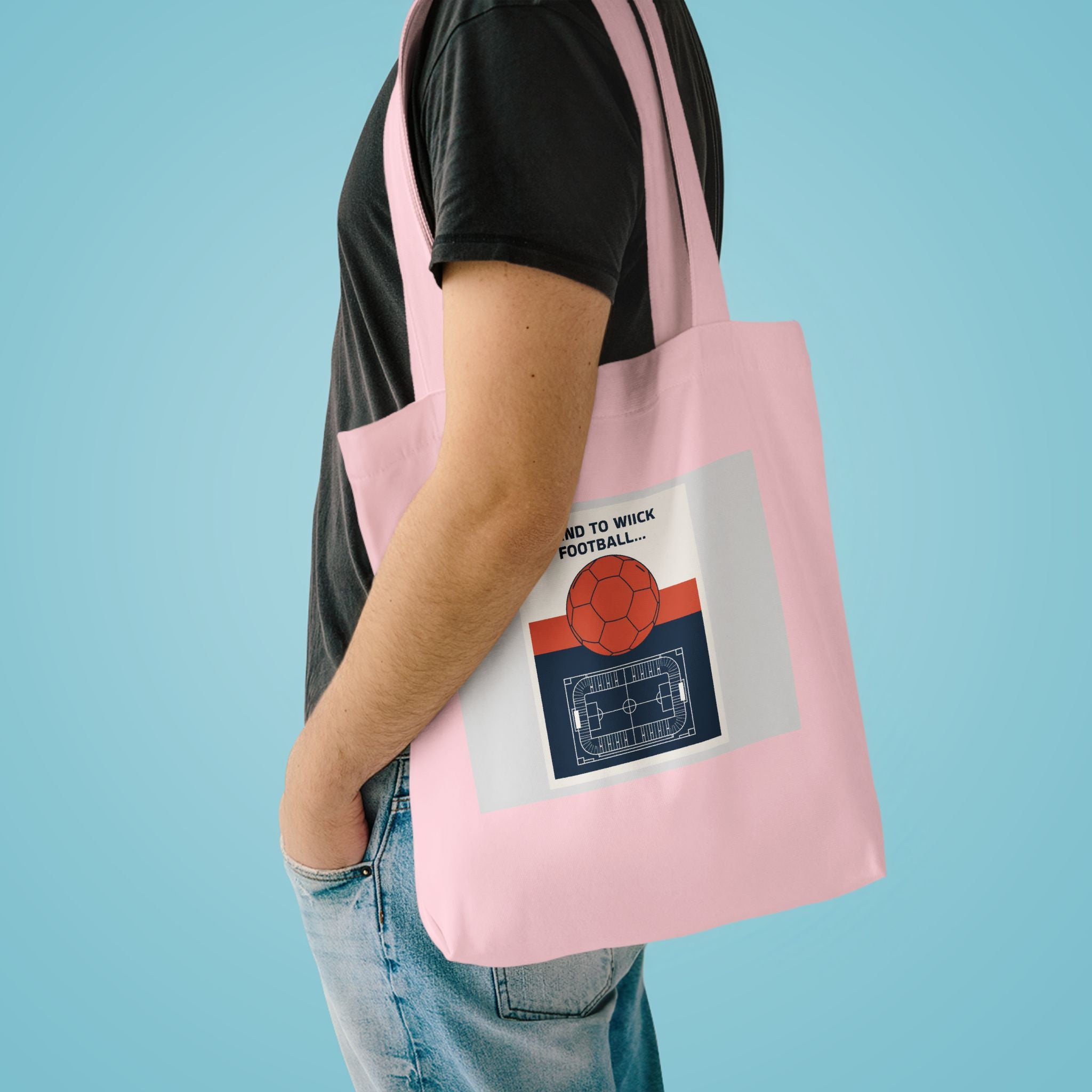 Football Fan Tote Bag 2026 — Vintage Soccer Poster Canvas Bag
