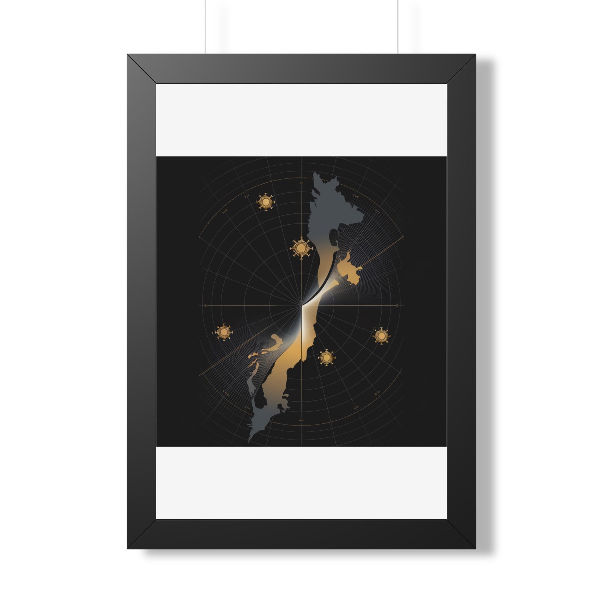 Total Solar Eclipse 2026 Path Map Poster | Astronomy Wall Art
