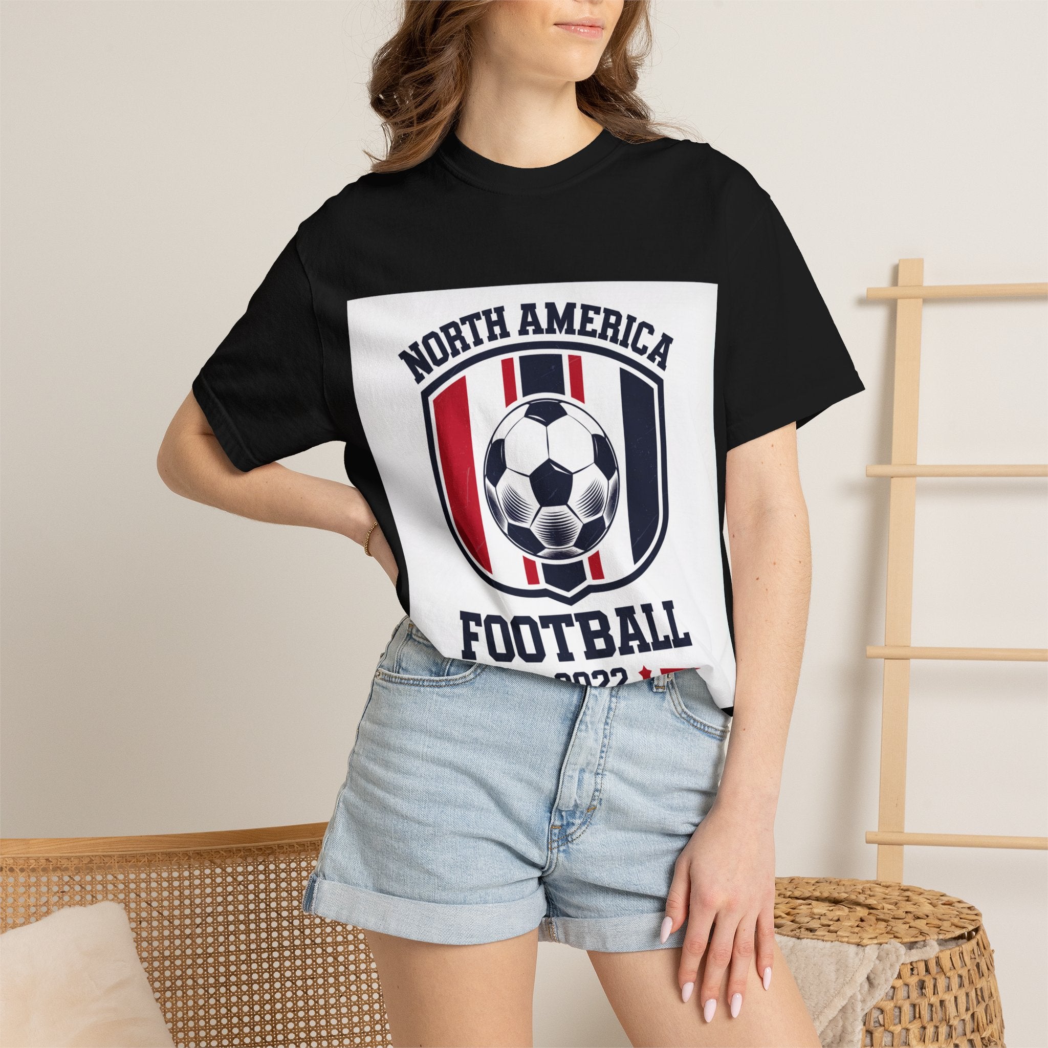 North America Soccer 2026 Vintage Garment Dyed Fan Tee