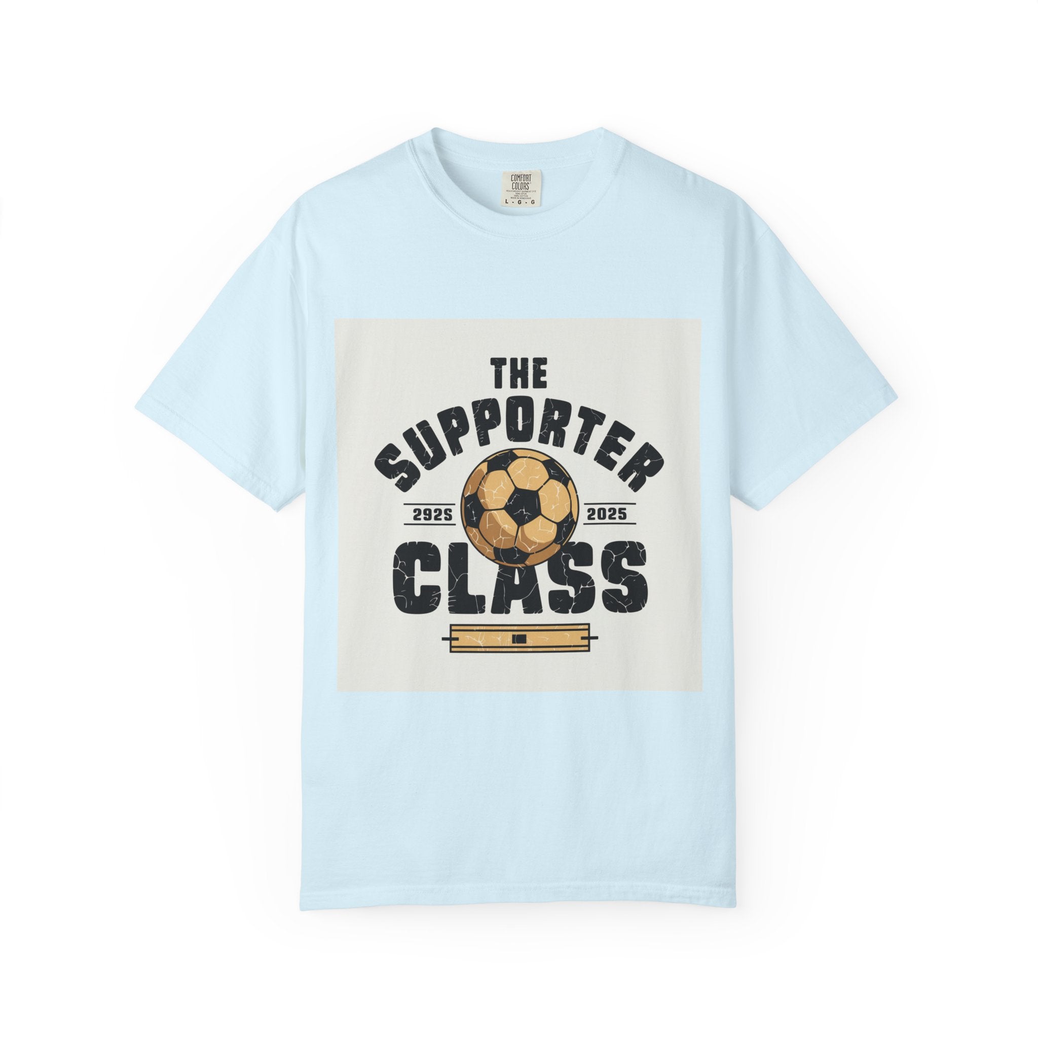 Vintage Football Fan T-Shirt 2026 Blokecore Supporter Garment Dyed