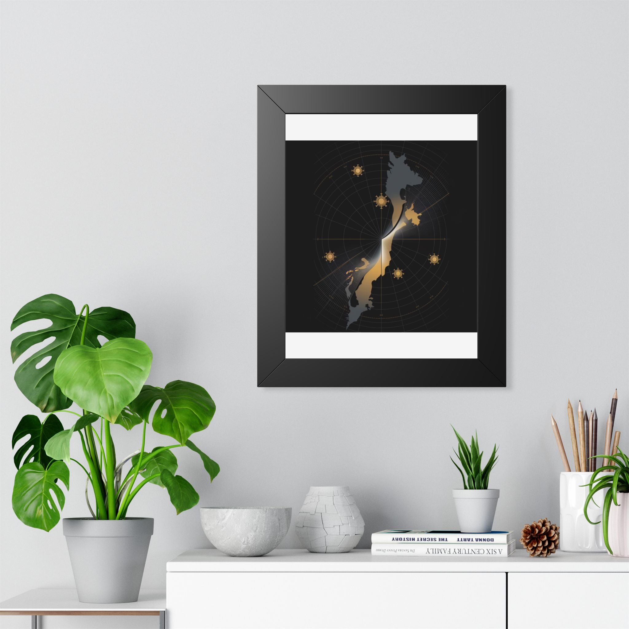 Total Solar Eclipse 2026 Path Map Poster | Astronomy Wall Art