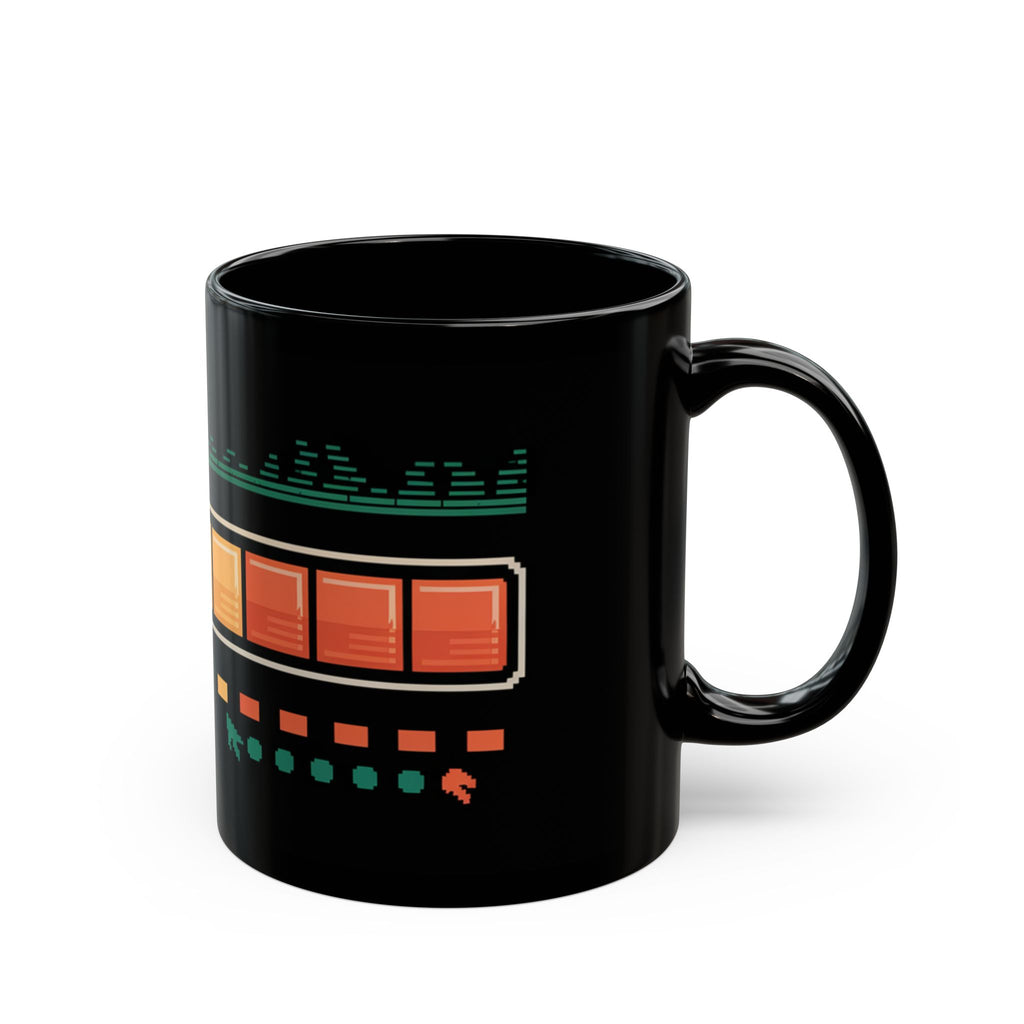Gaming Coffee Mug Override Loading Bar Gamer Gift 11oz Black