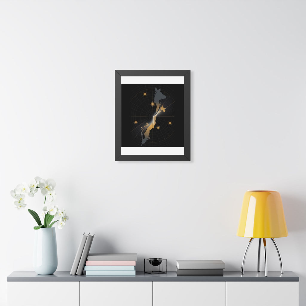 Total Solar Eclipse 2026 Path Map Poster | Astronomy Wall Art