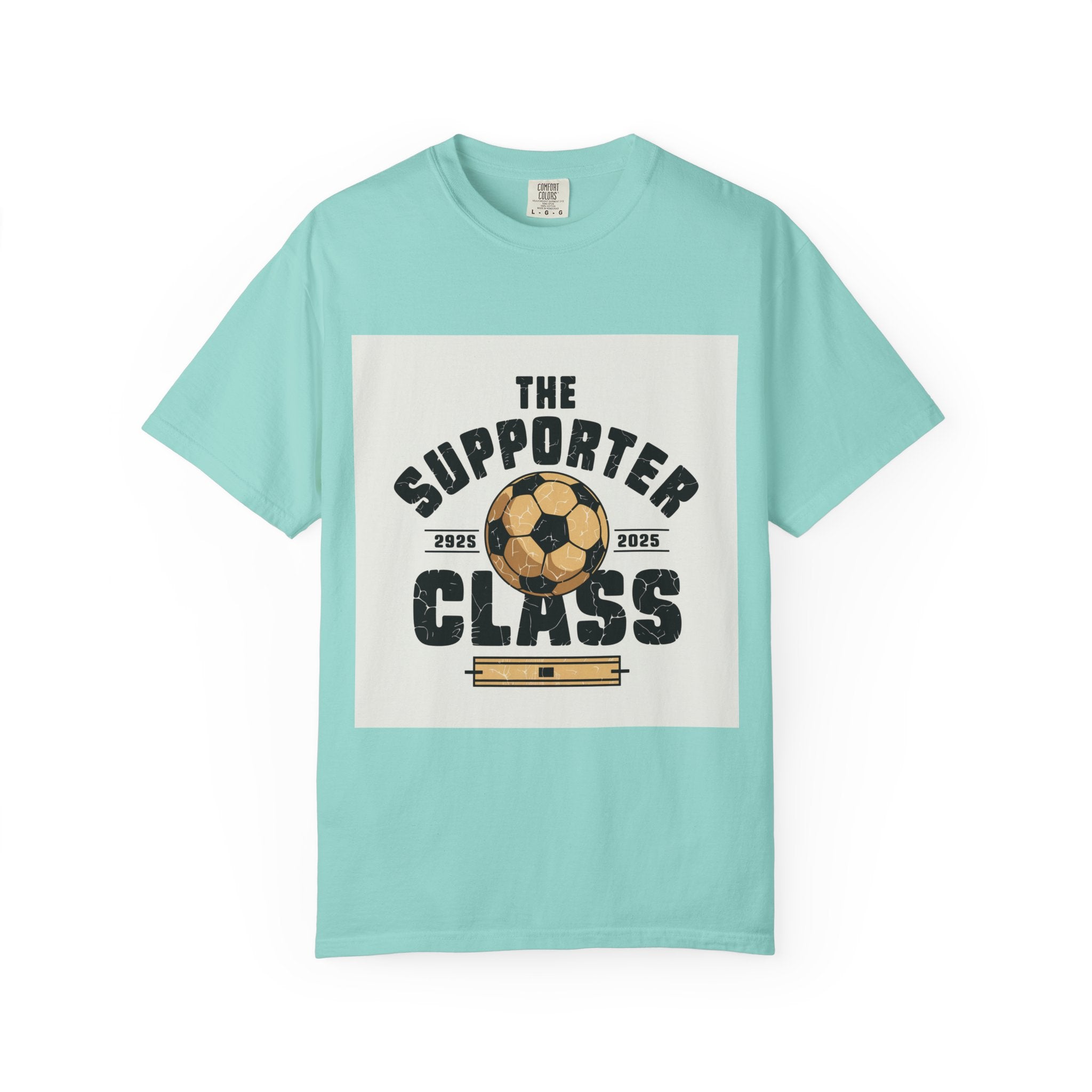 Vintage Football Fan T-Shirt 2026 Blokecore Supporter Garment Dyed