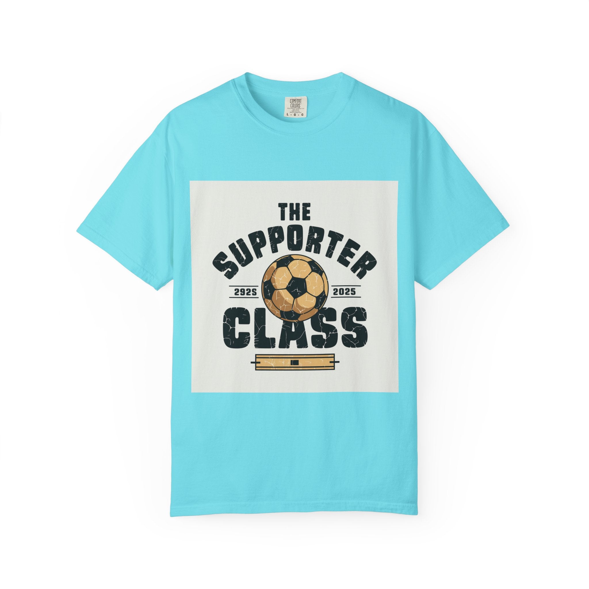 Vintage Football Fan T-Shirt 2026 Blokecore Supporter Garment Dyed