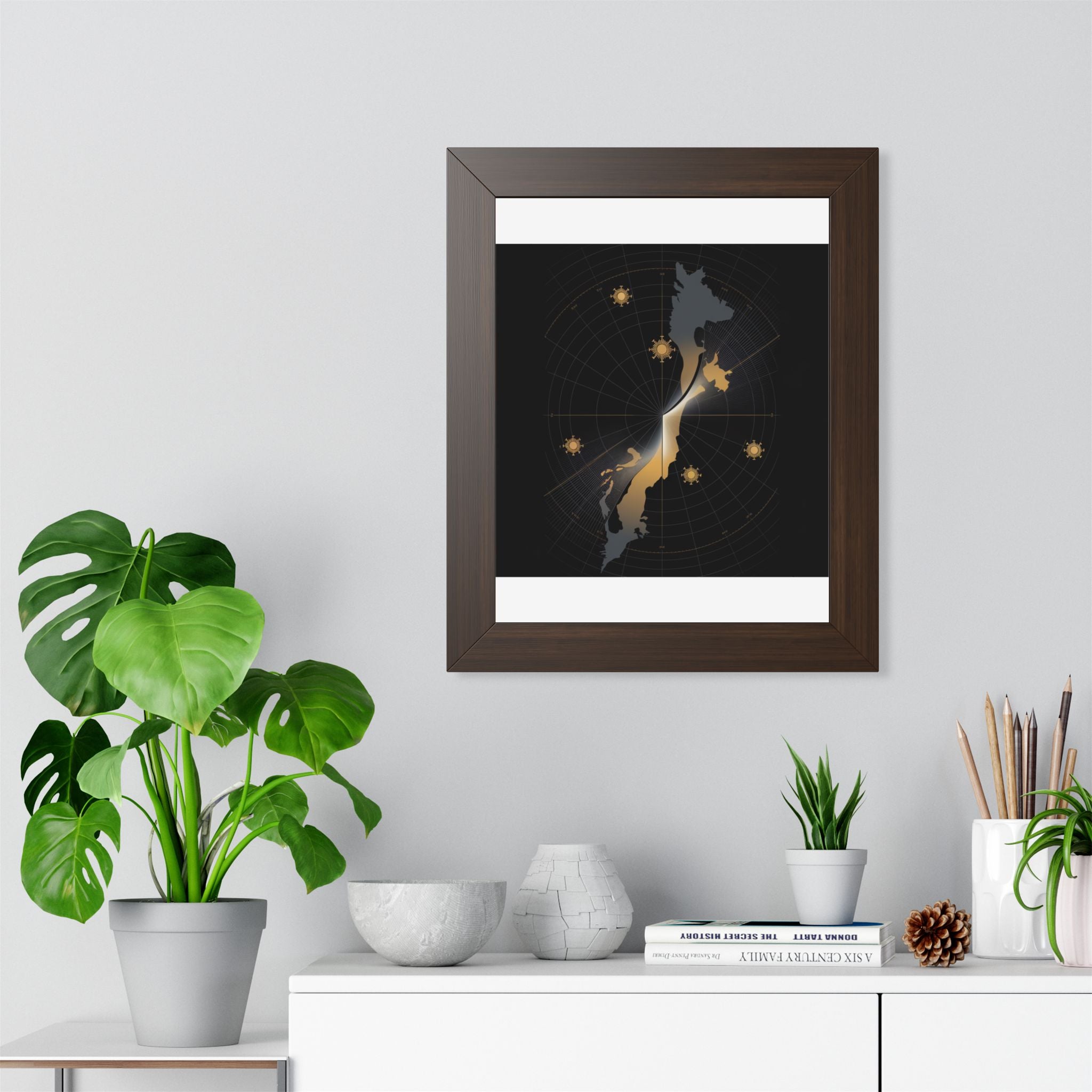 Total Solar Eclipse 2026 Path Map Poster | Astronomy Wall Art