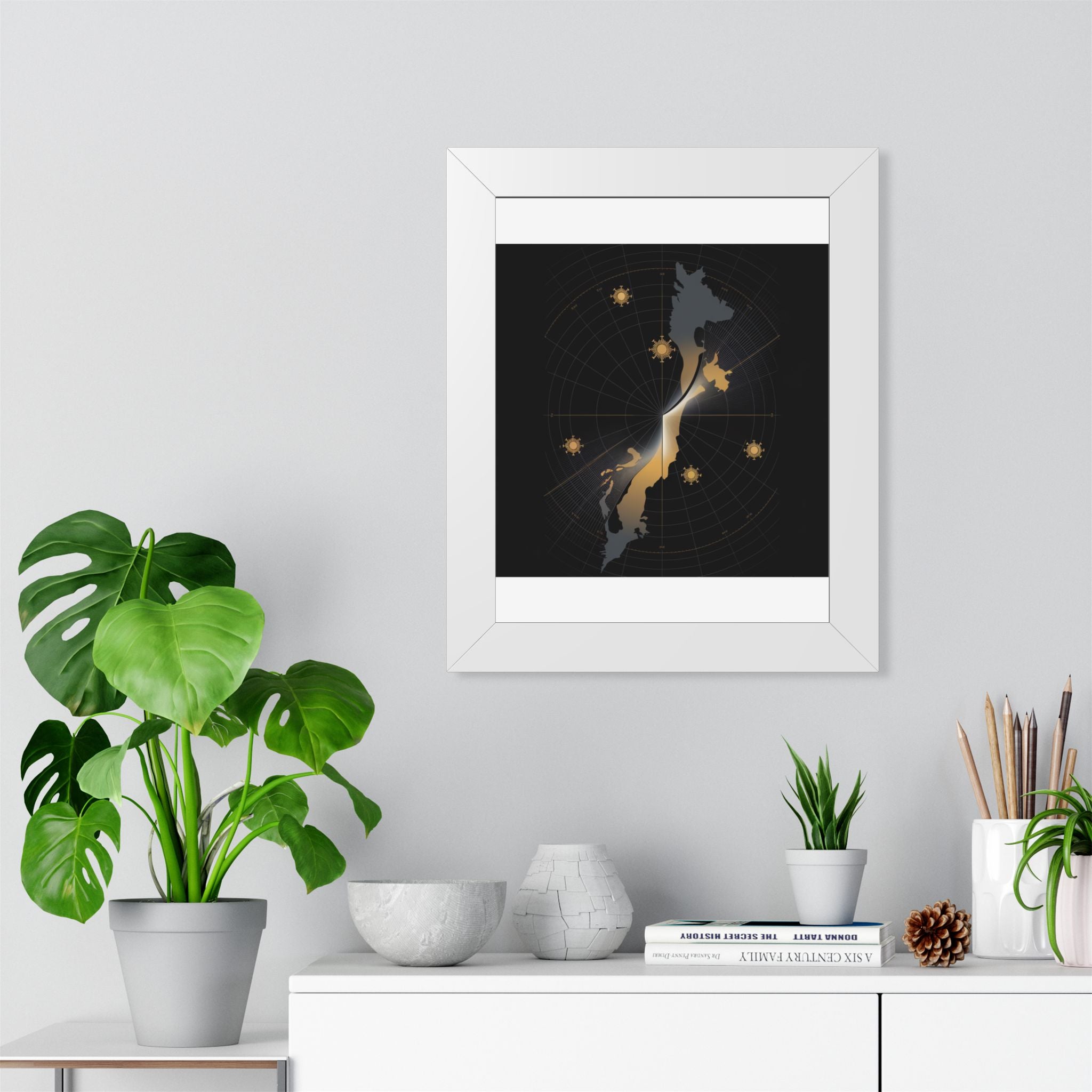 Total Solar Eclipse 2026 Path Map Poster | Astronomy Wall Art
