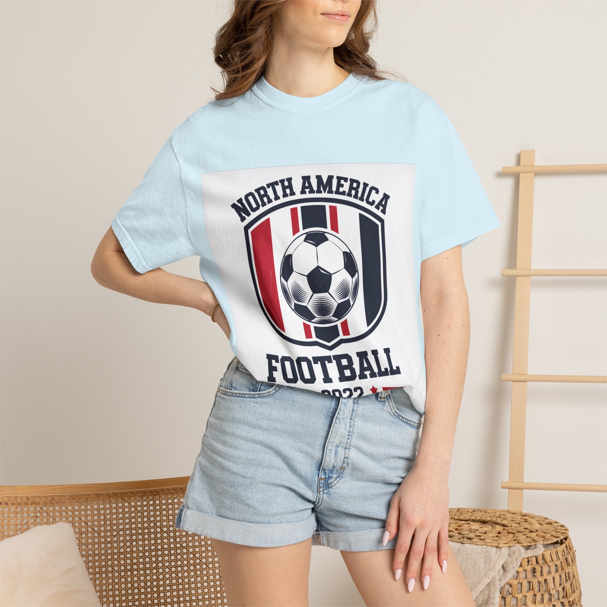 North America Soccer 2026 Vintage Garment Dyed Fan Tee