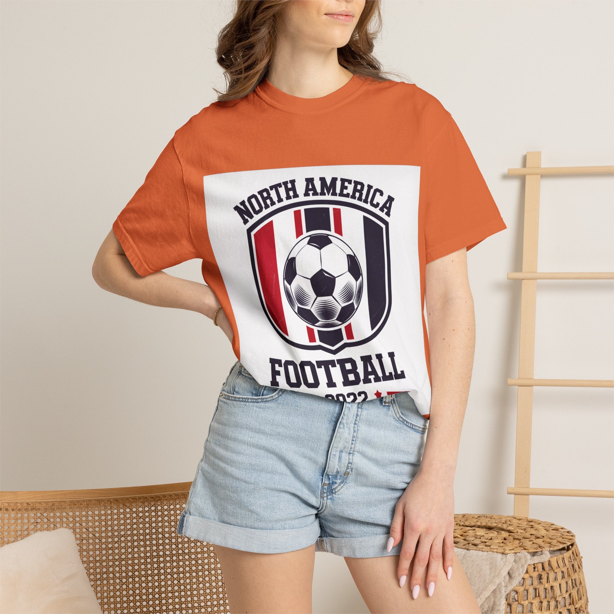 North America Soccer 2026 Vintage Garment Dyed Fan Tee