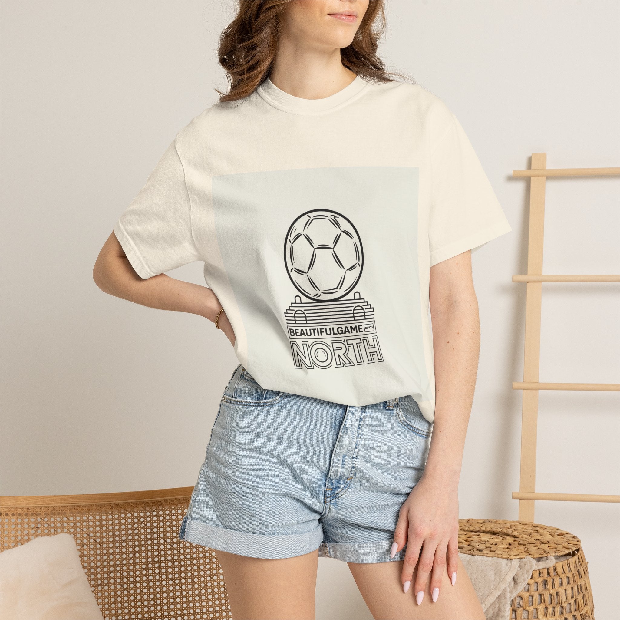 2026 Soccer Fan Vintage Garment Dyed T-Shirt Football Tee