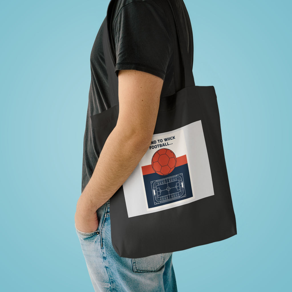 Football Fan Tote Bag 2026 — Vintage Soccer Poster Canvas Bag