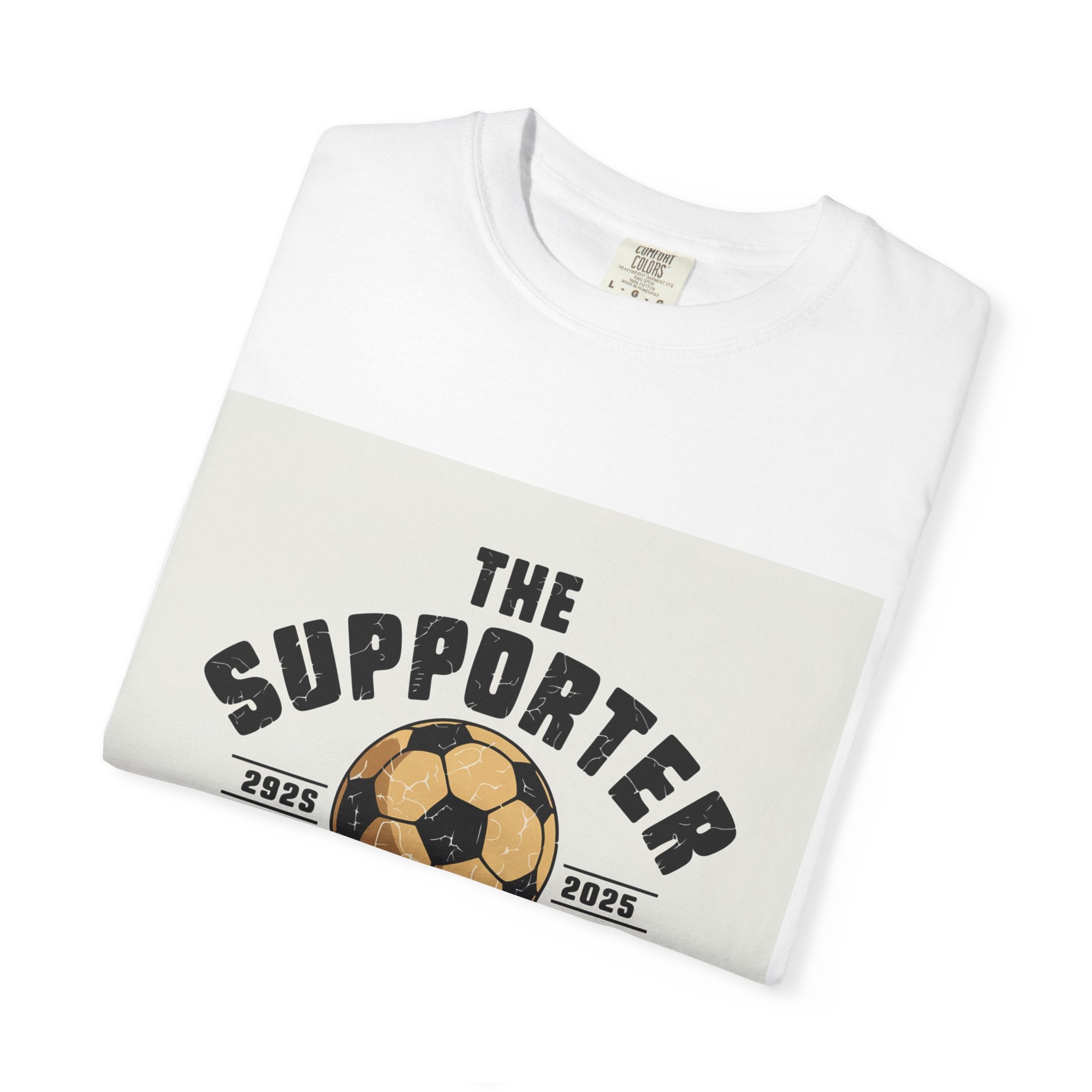Vintage Football Fan T-Shirt 2026 Blokecore Supporter Garment Dyed