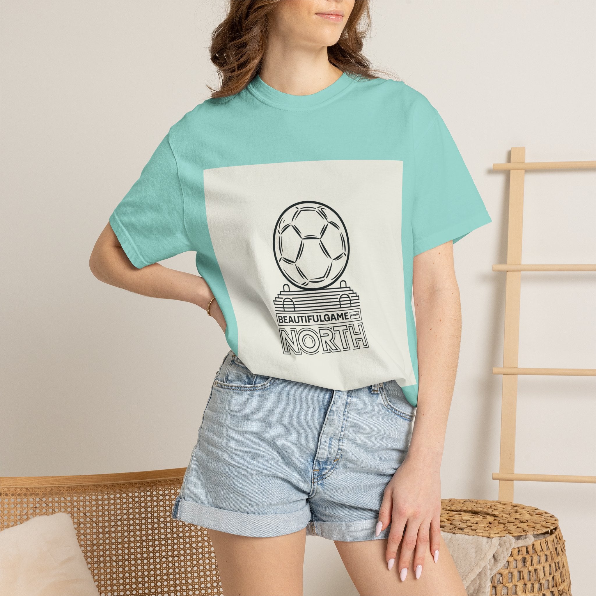 2026 Soccer Fan Vintage Garment Dyed T-Shirt Football Tee